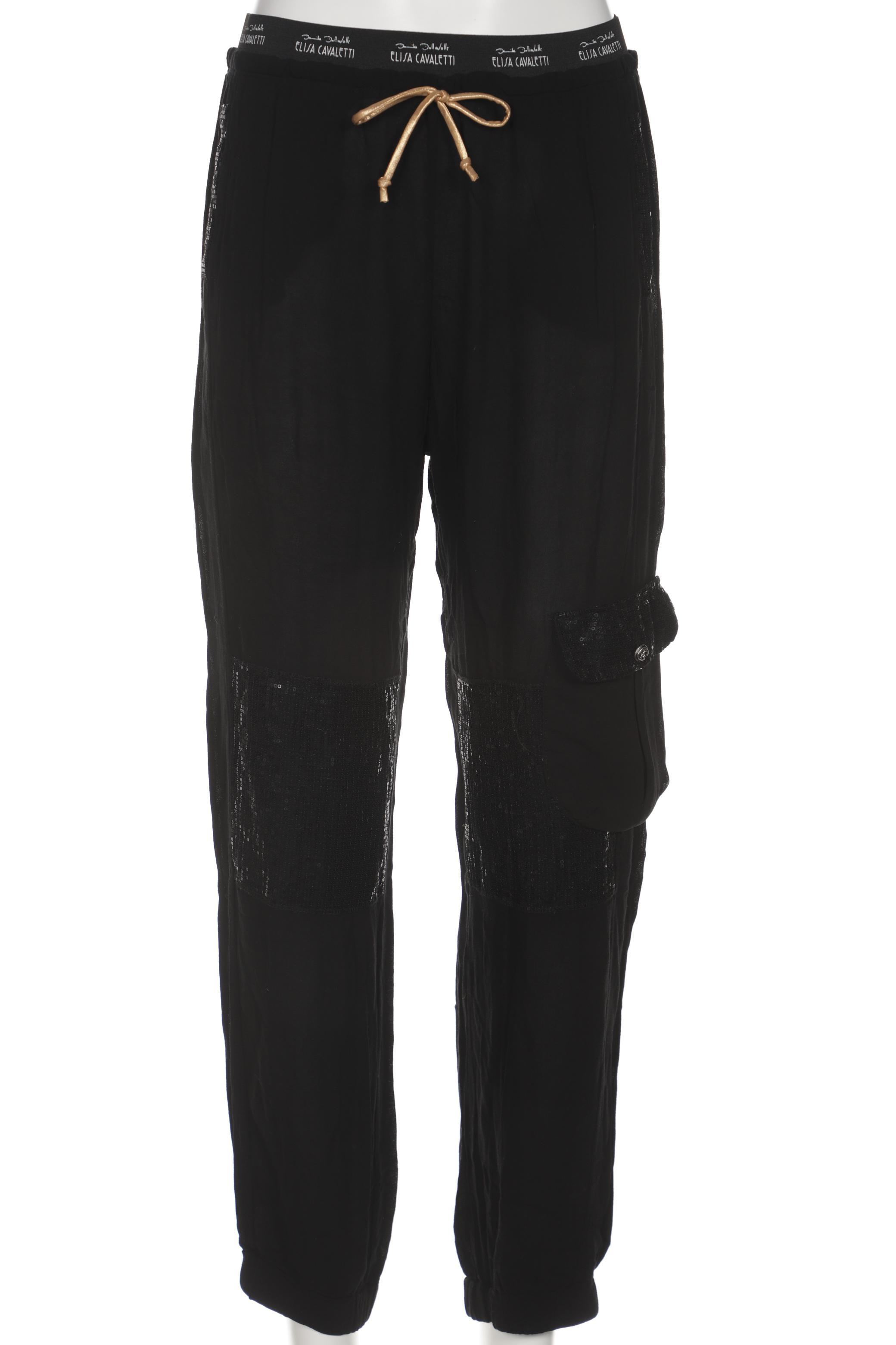 

ELISA CAVALETTI Damen Stoffhose, schwarz