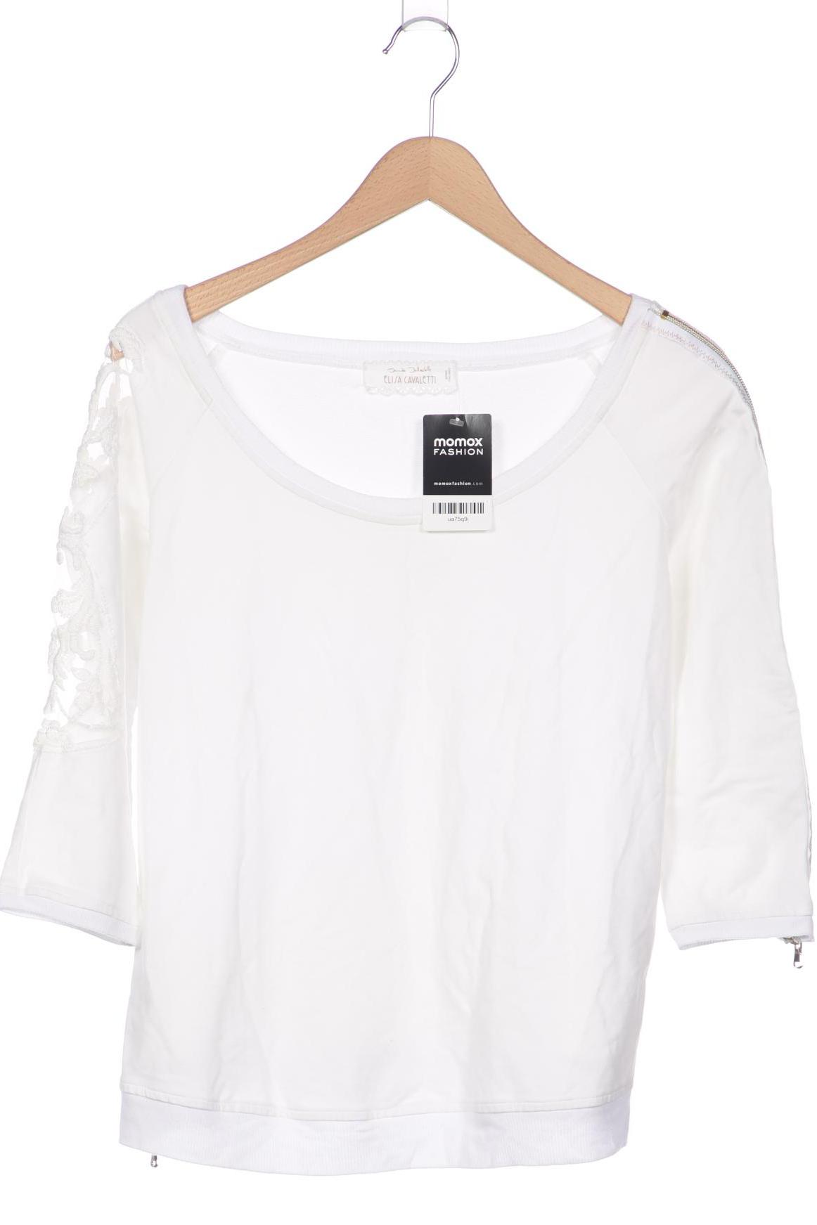 

Elisa Cavaletti Damen Langarmshirt, weiß, Gr. 38
