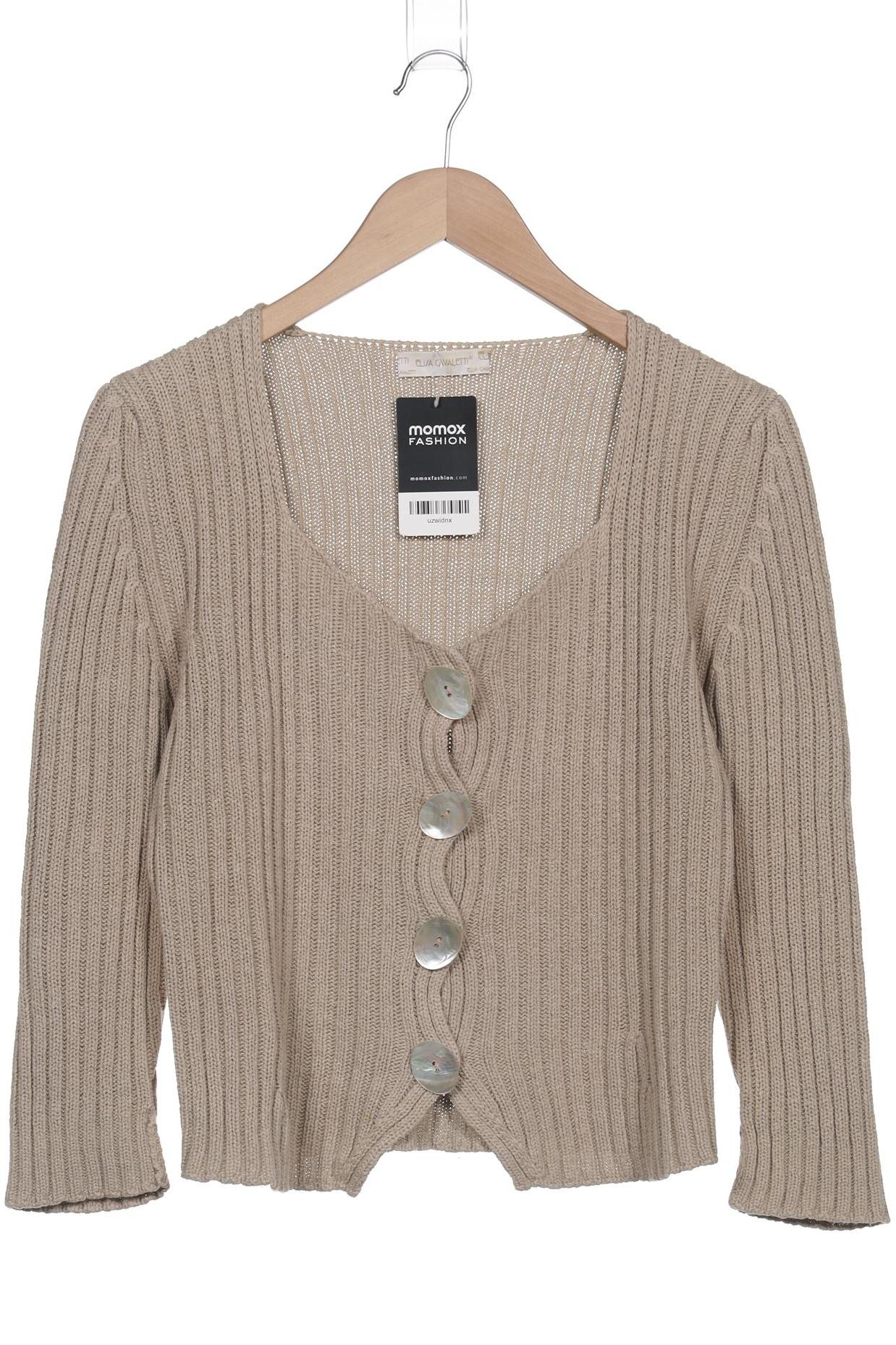 

Elisa Cavaletti Damen Strickjacke, beige, Gr. 42