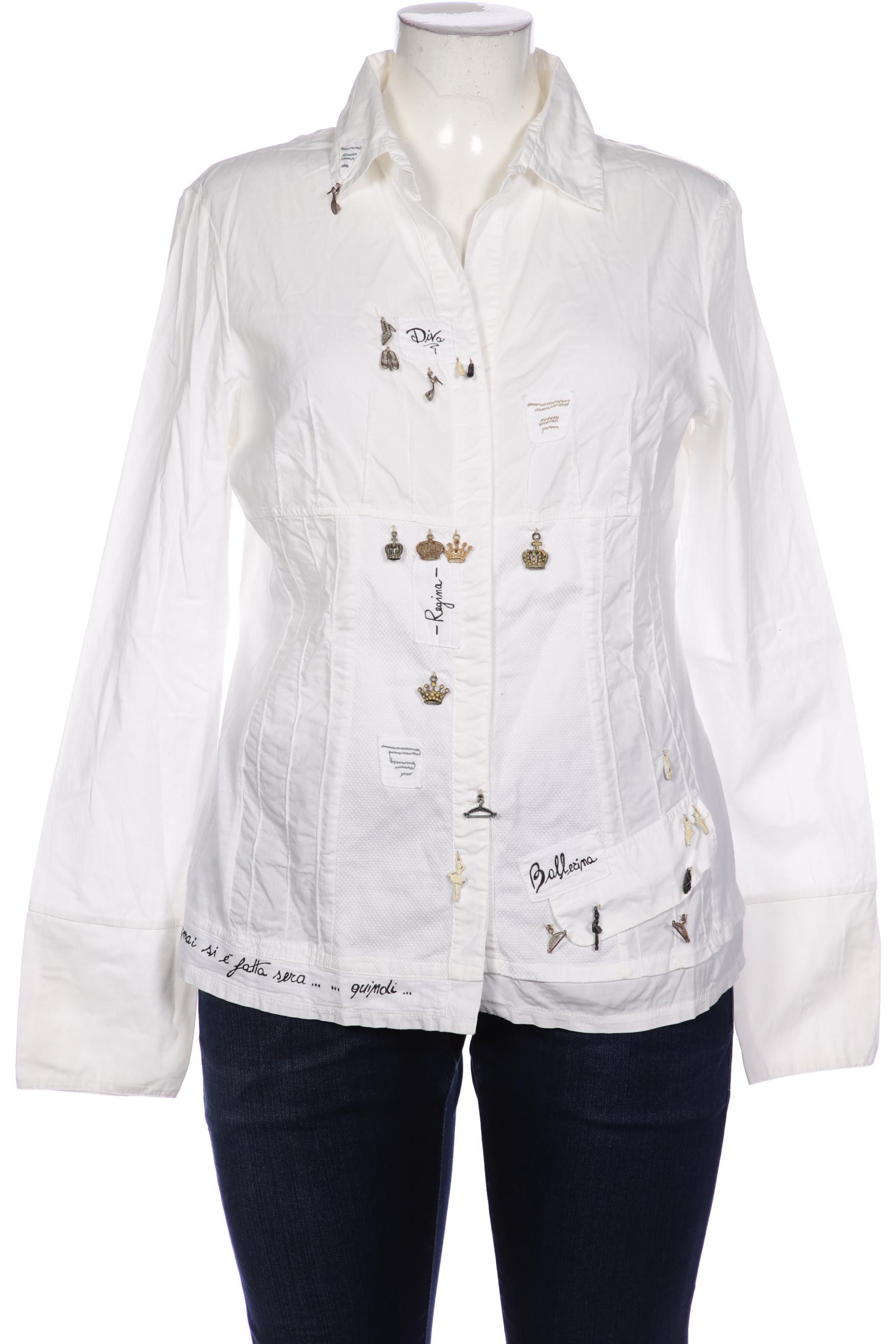 

Elisa Cavaletti Damen Bluse, weiß, Gr. 44
