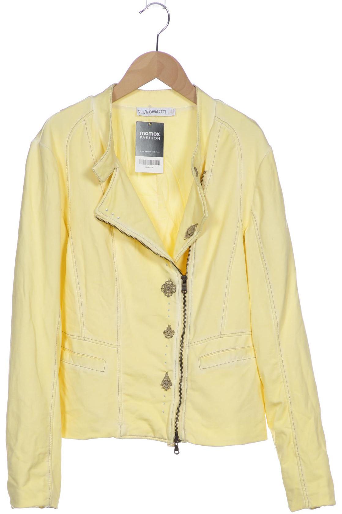 

Elisa Cavaletti Damen Jacke, gelb, Gr. 38
