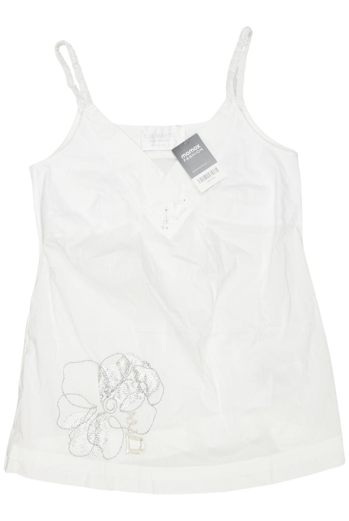 

Elisa Cavaletti Damen Top, weiß, Gr. 38