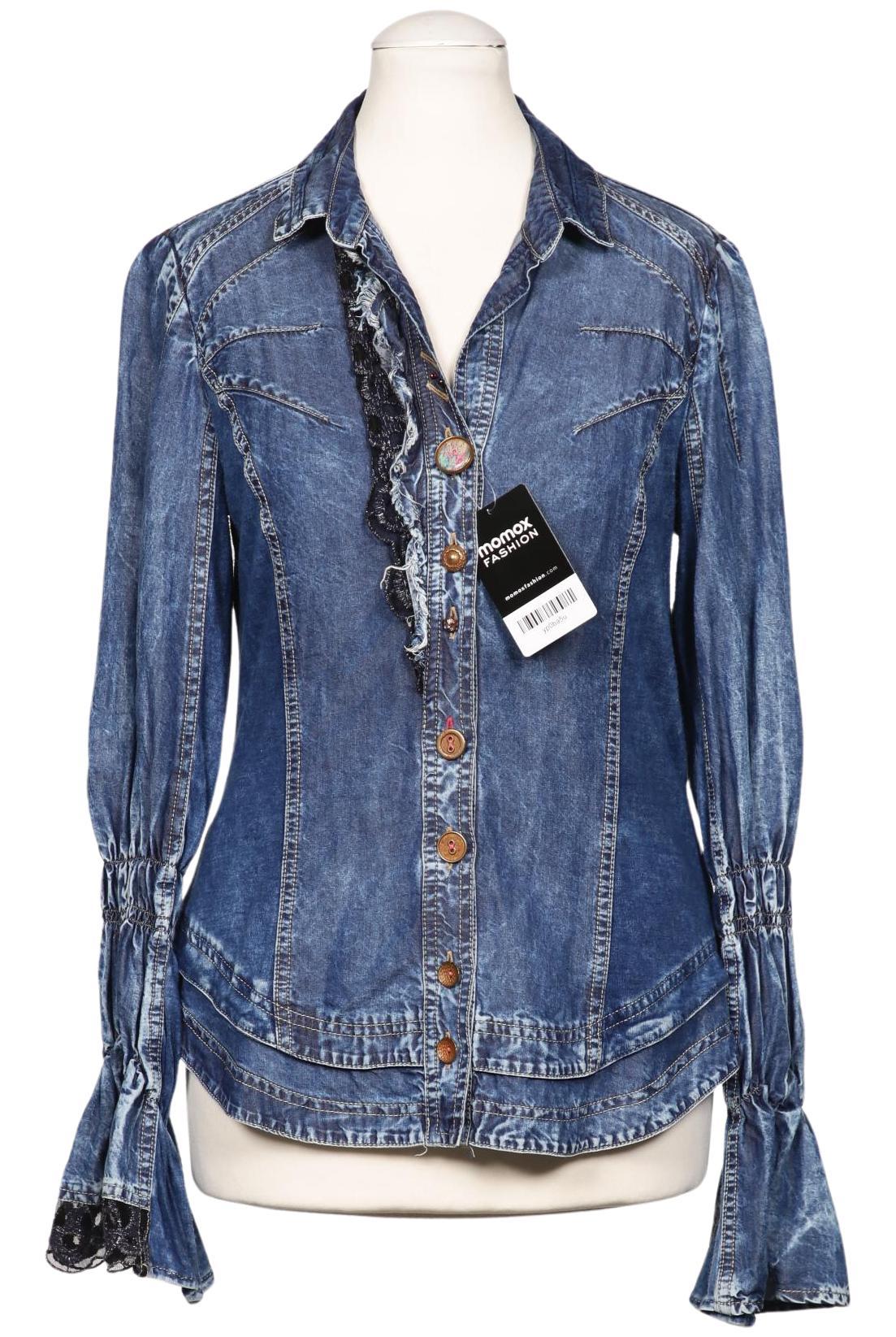 

Elisa Cavaletti Damen Bluse, blau, Gr. 34