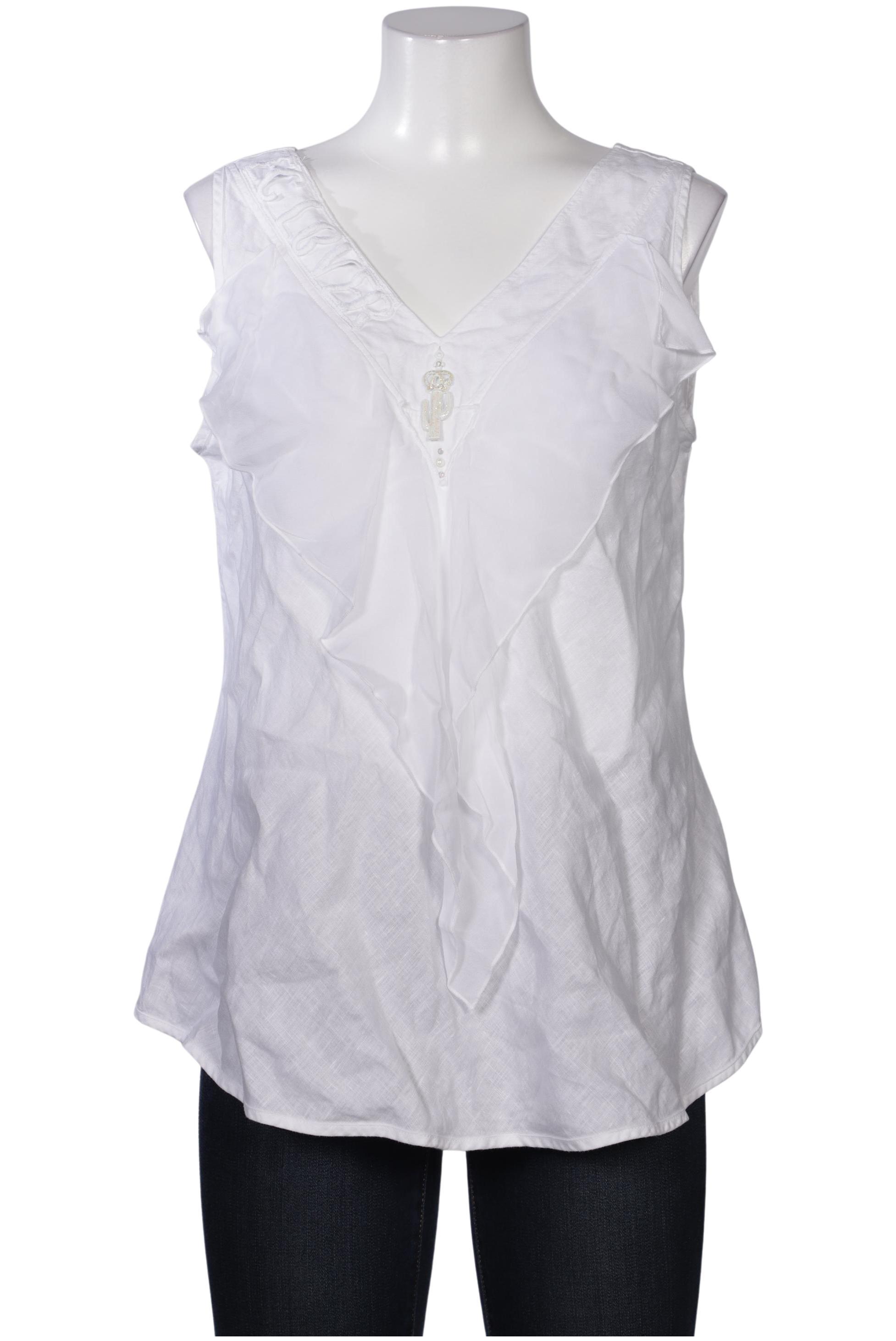 

Elisa Cavaletti Damen Bluse, weiß, Gr. 40
