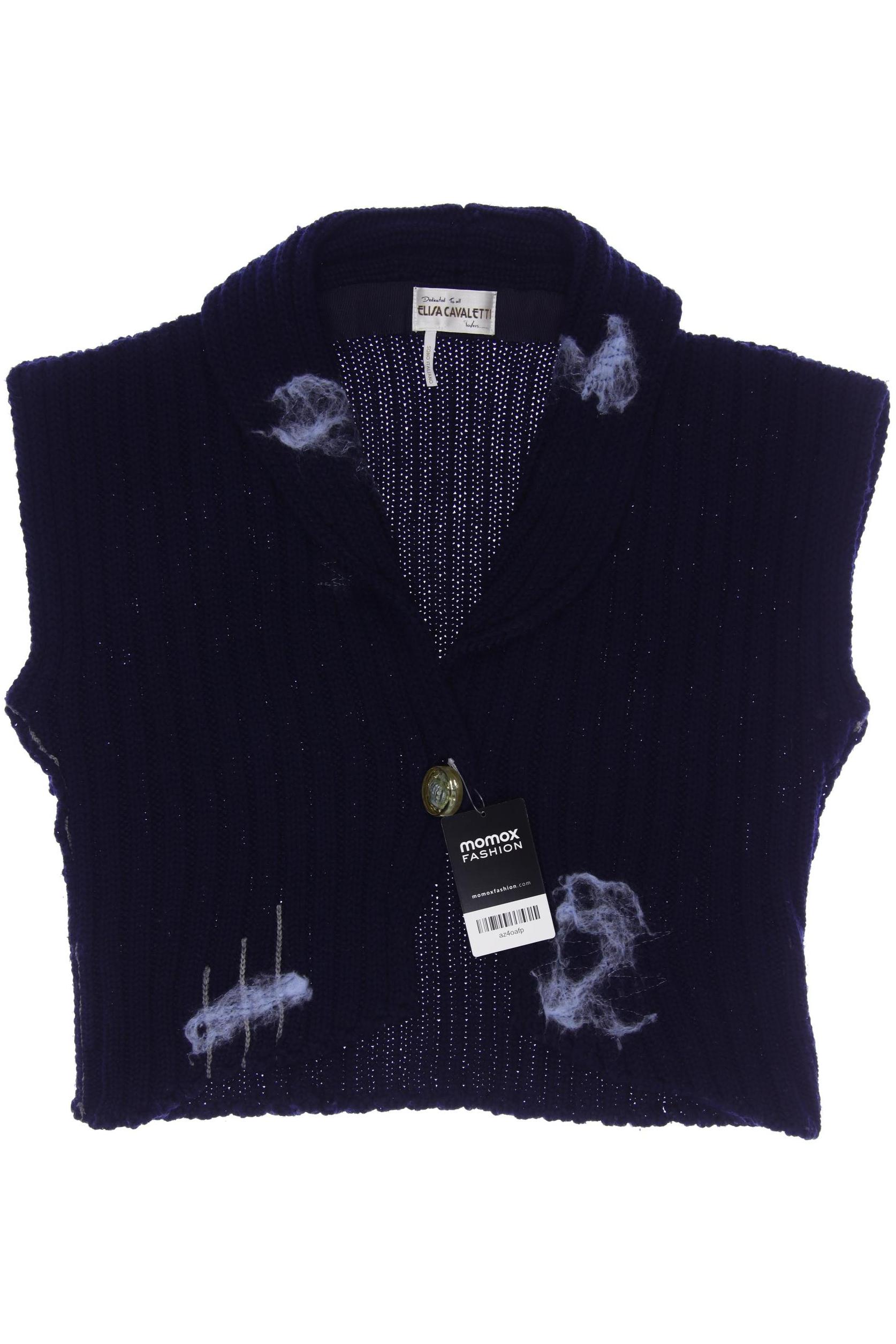 

Elisa Cavaletti Damen Strickjacke, marineblau, Gr. 42