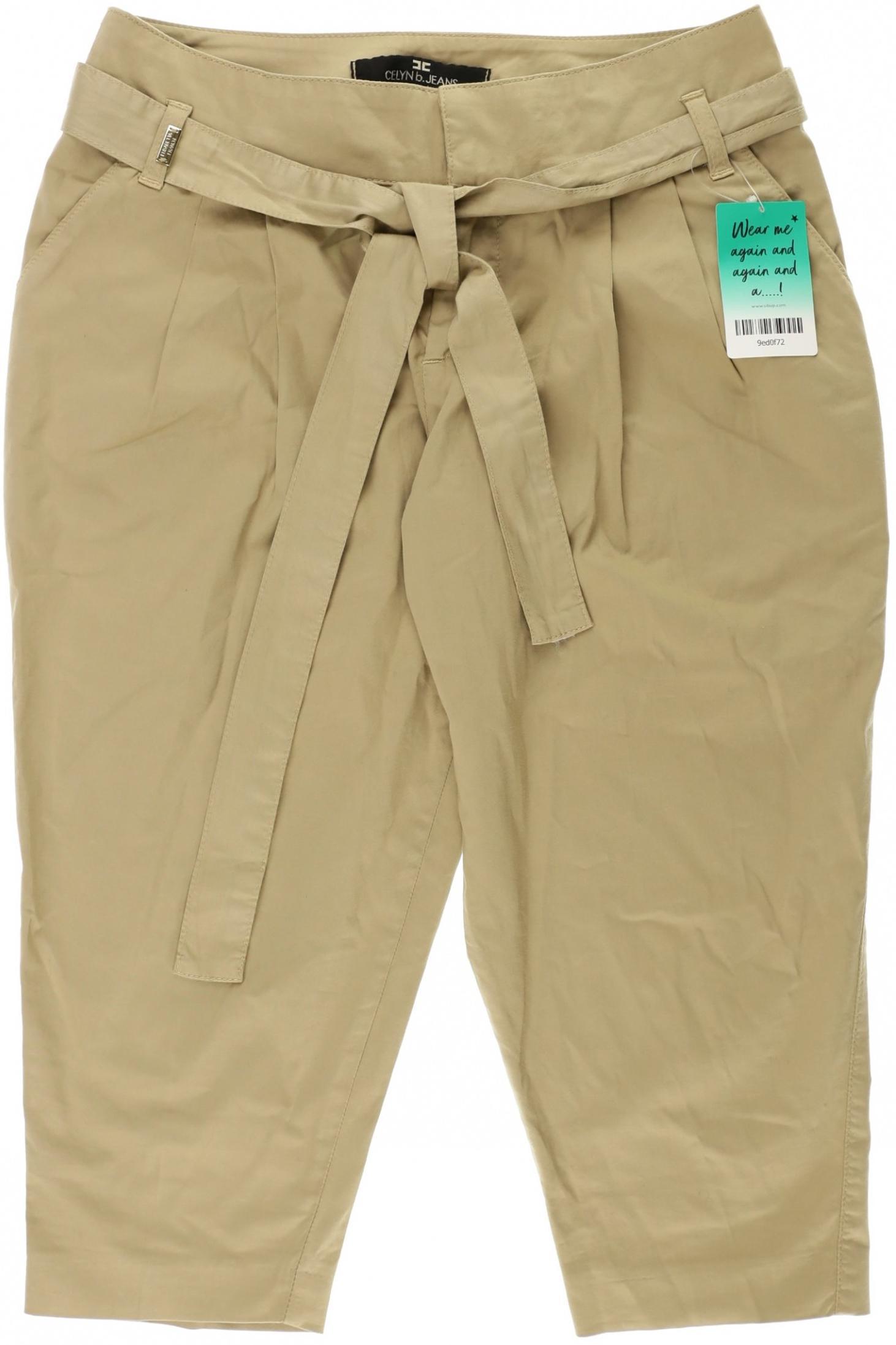 

Elisabetta Franchi Damen Stoffhose, beige, Gr. 27