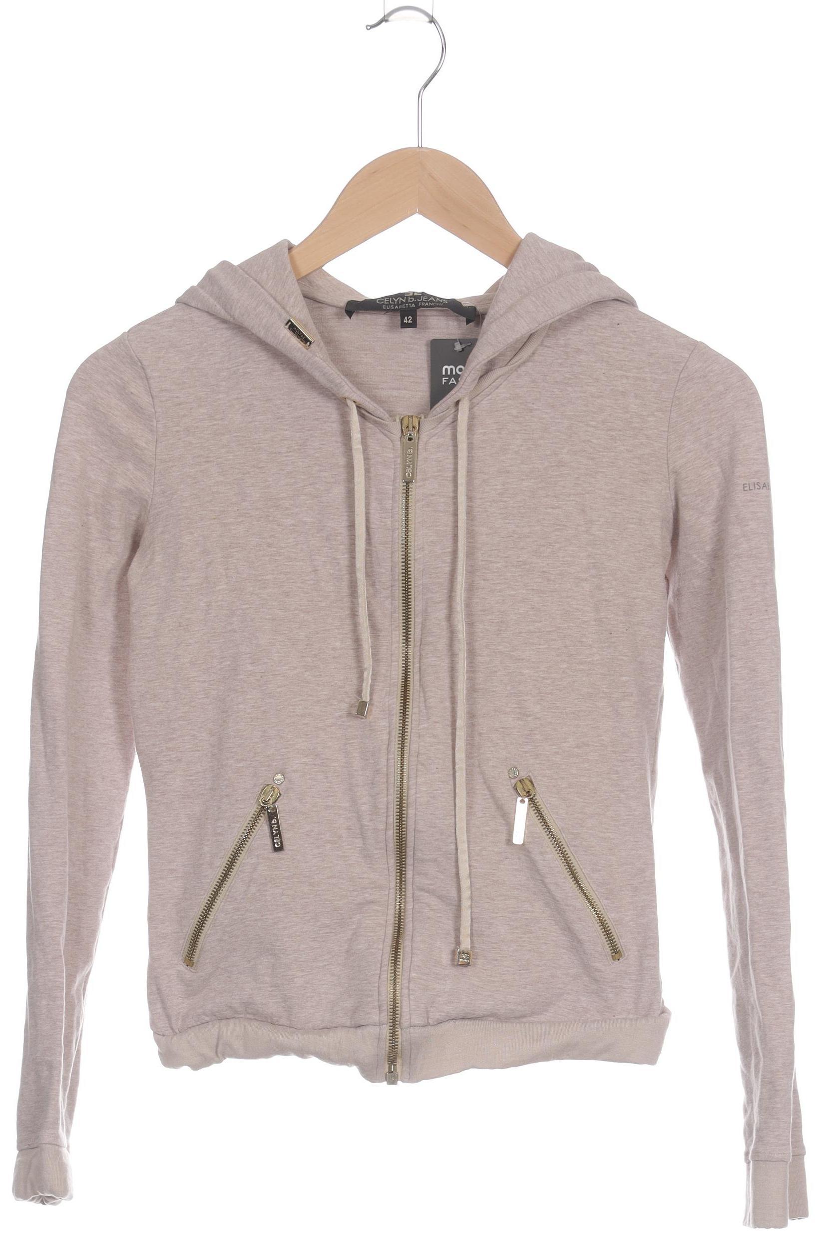 

Elisabetta Franchi Damen Kapuzenpullover, beige, Gr. 42