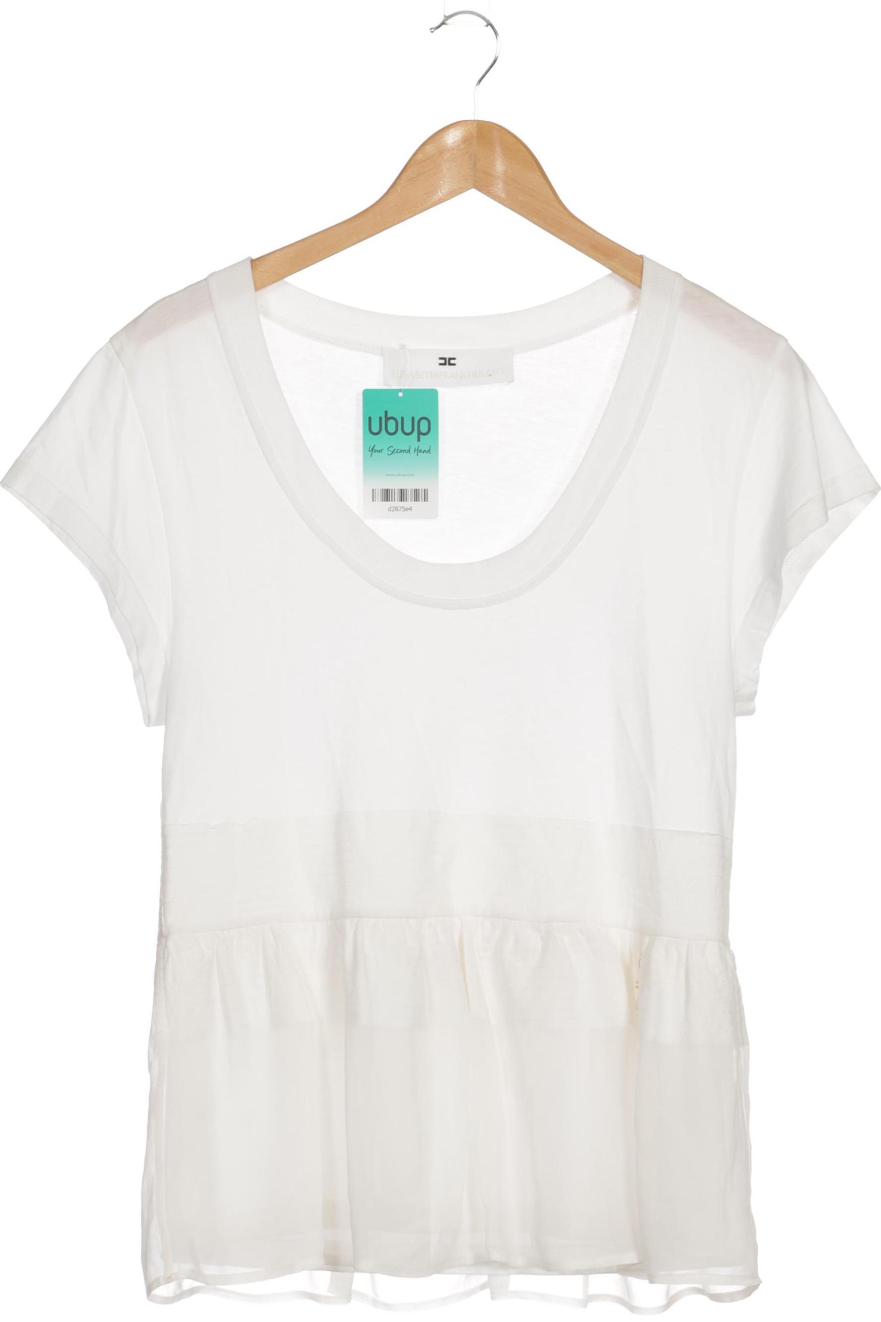 

Elisabetta Franchi Damen Bluse, weiß, Gr. 44