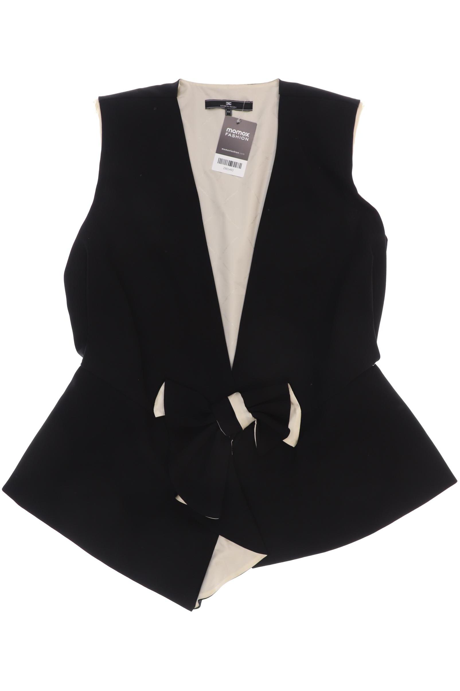 

Elisabetta Franchi Damen Weste, schwarz, Gr. 44