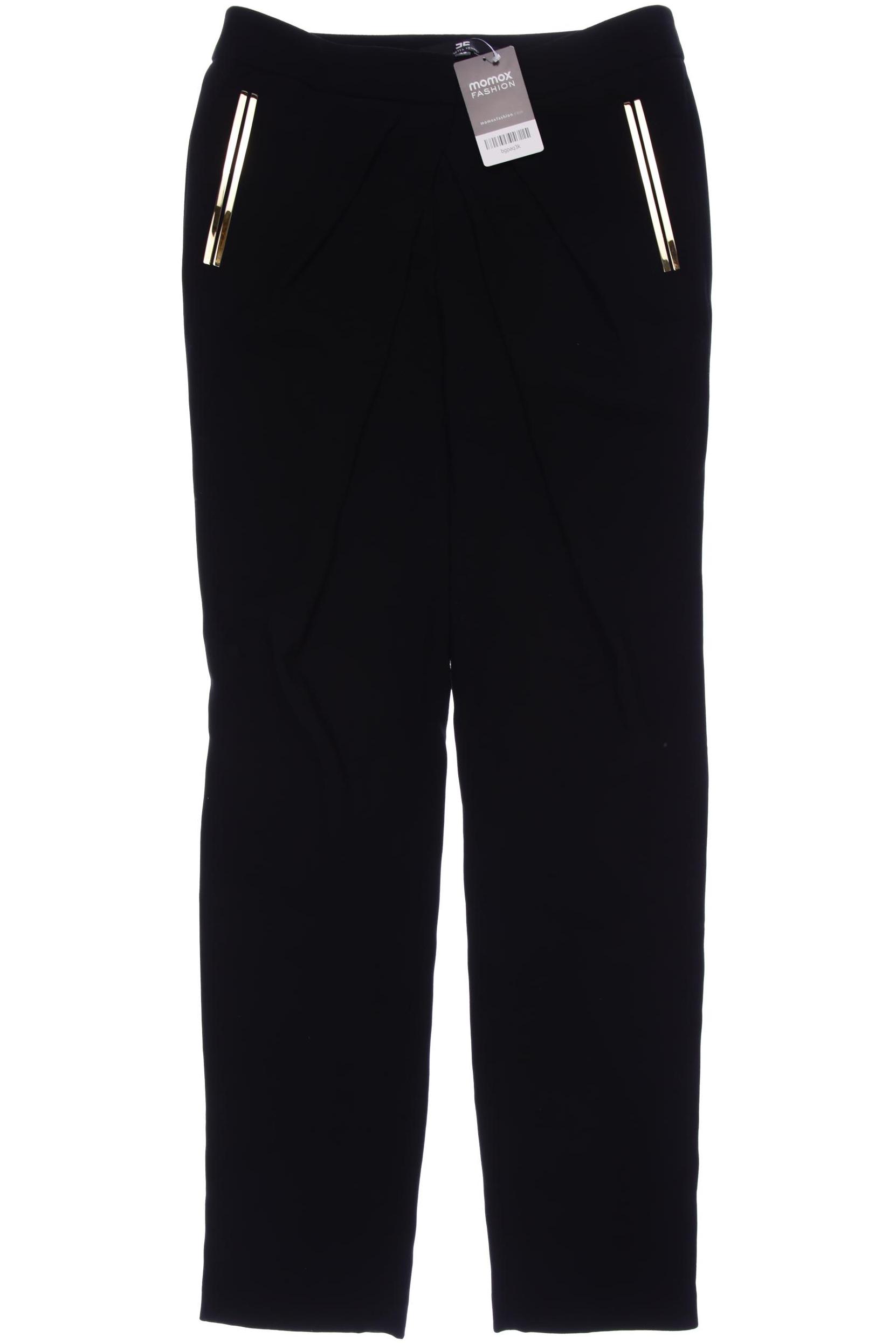 

Elisabetta Franchi Damen Stoffhose, schwarz, Gr. 42