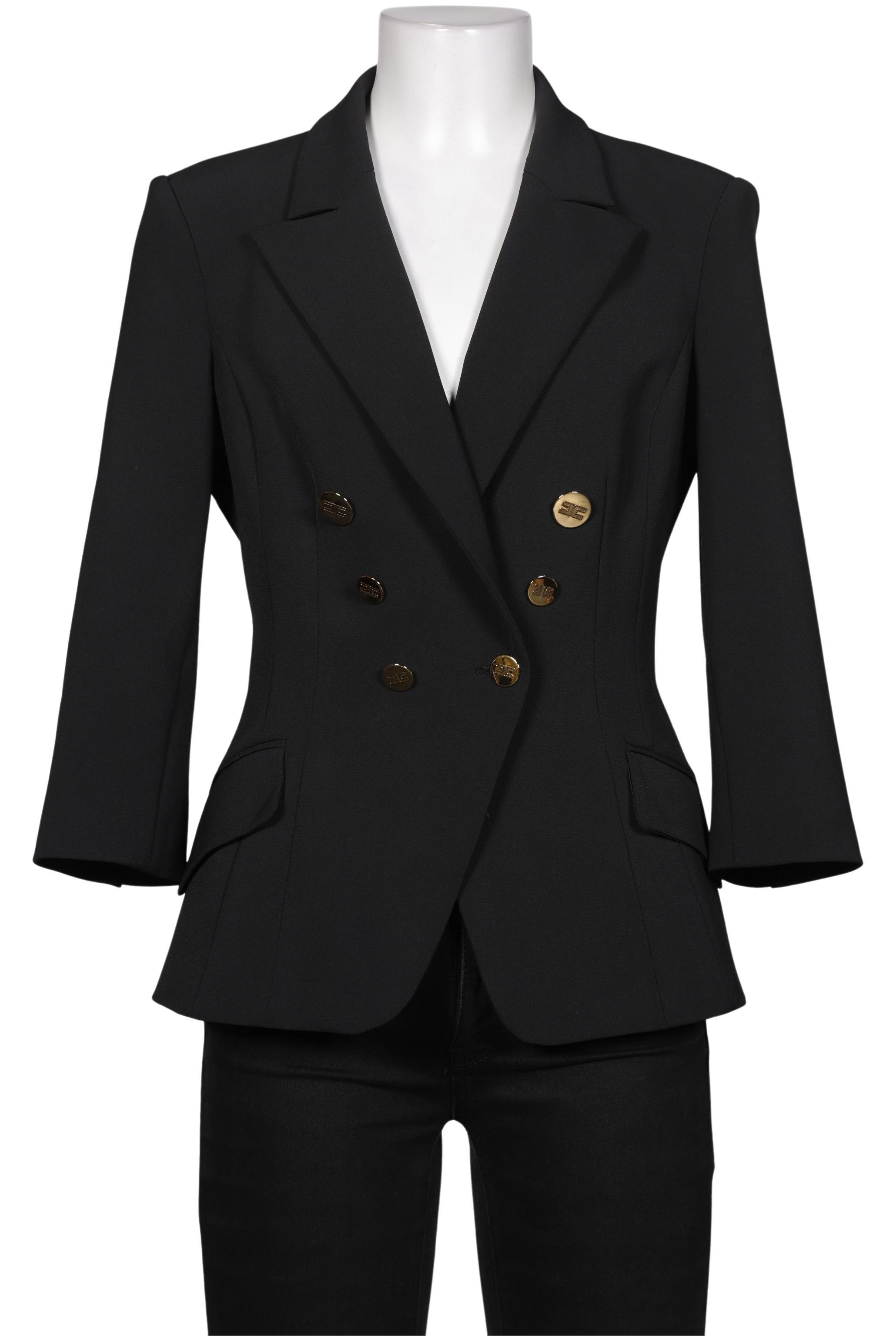 

Elisabetta Franchi Damen Blazer, schwarz, Gr. 44