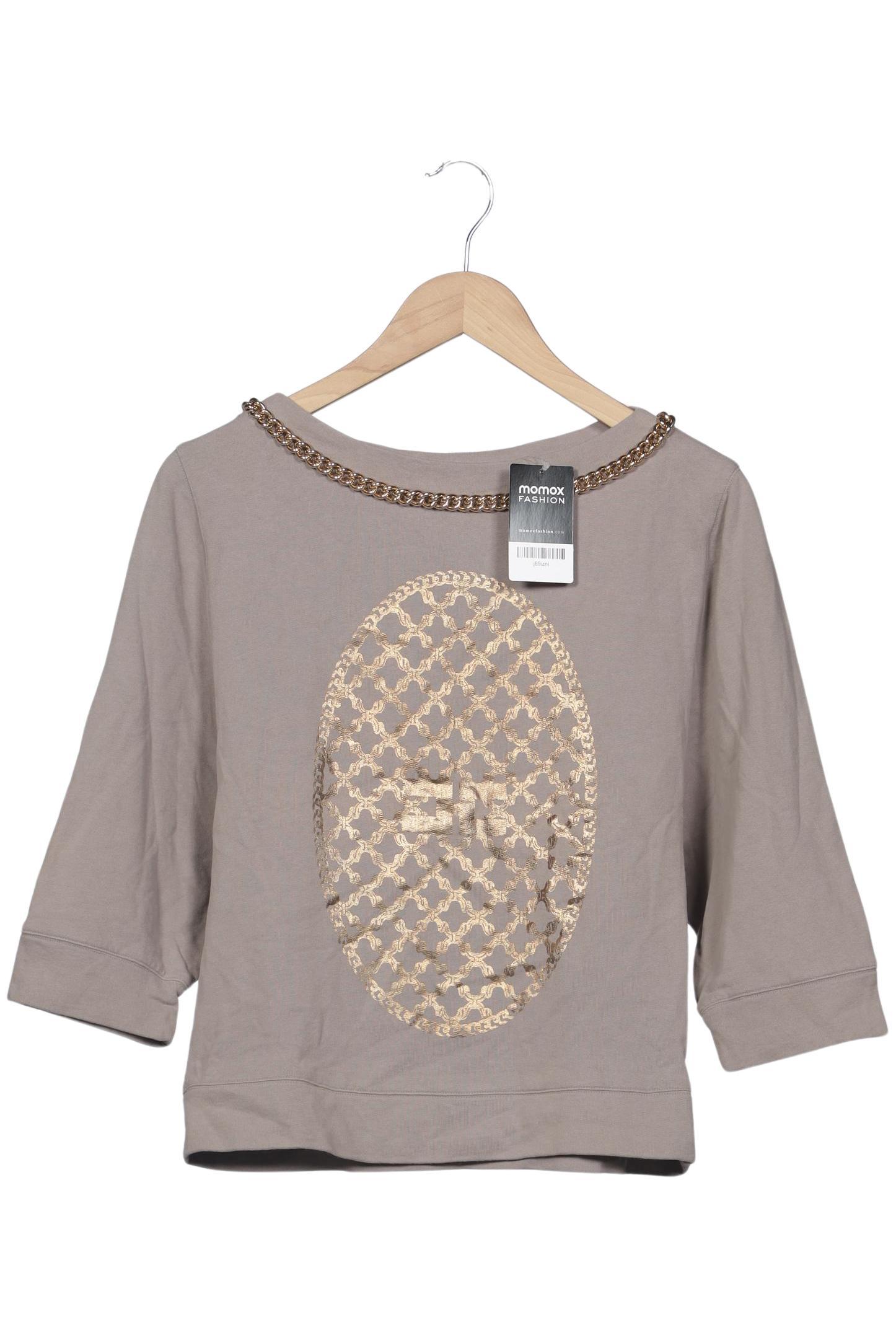 

Elisabetta Franchi Damen Sweatshirt, beige, Gr. 40