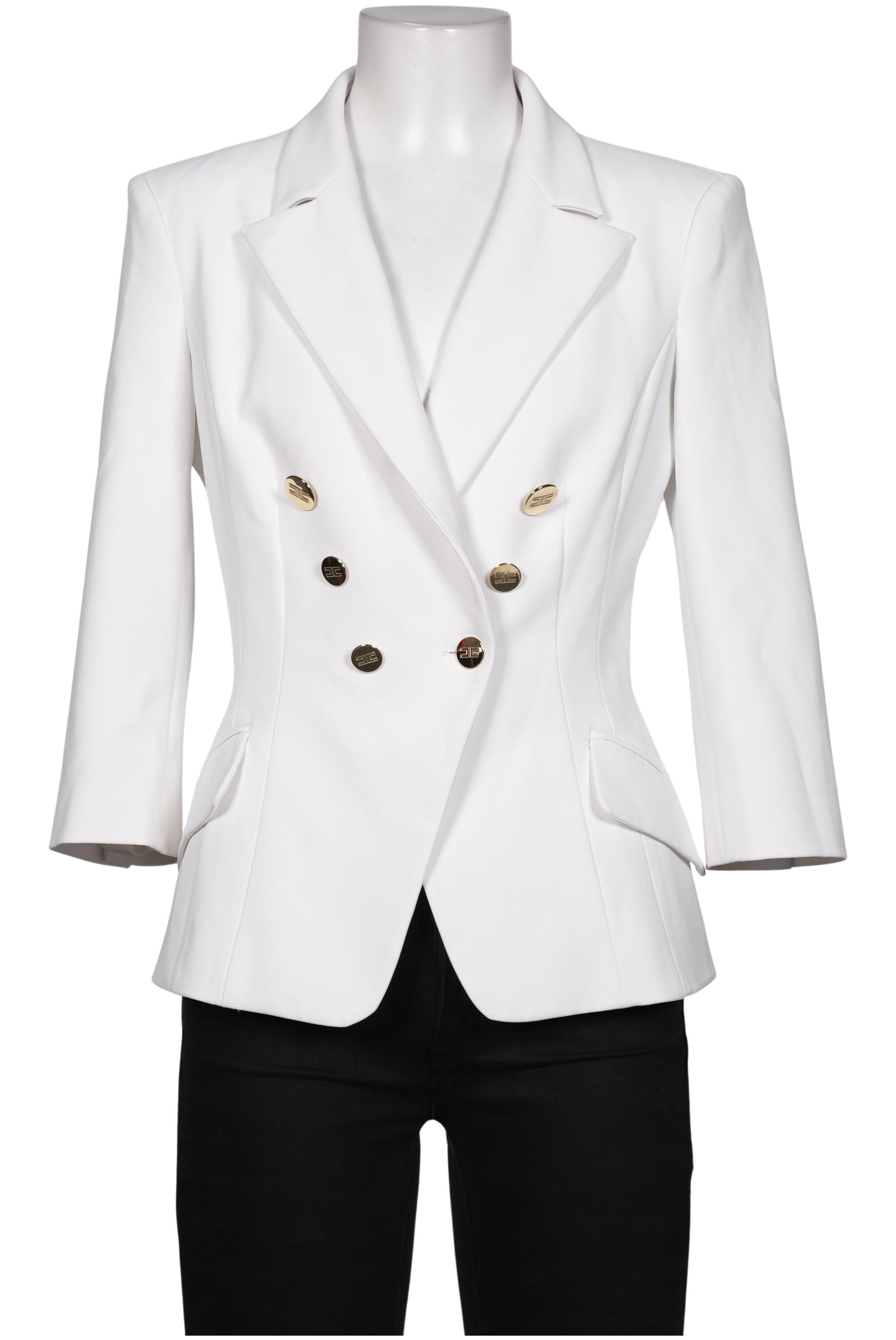 

Elisabetta Franchi Damen Blazer, weiß, Gr. 44