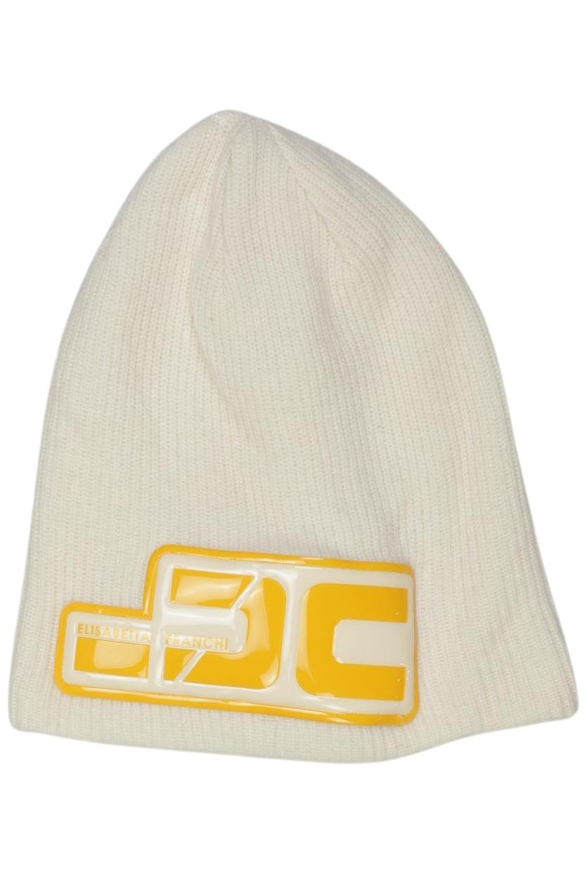 

Elisabetta Franchi Damen Hut/Mütze, cremeweiß, Gr. uni