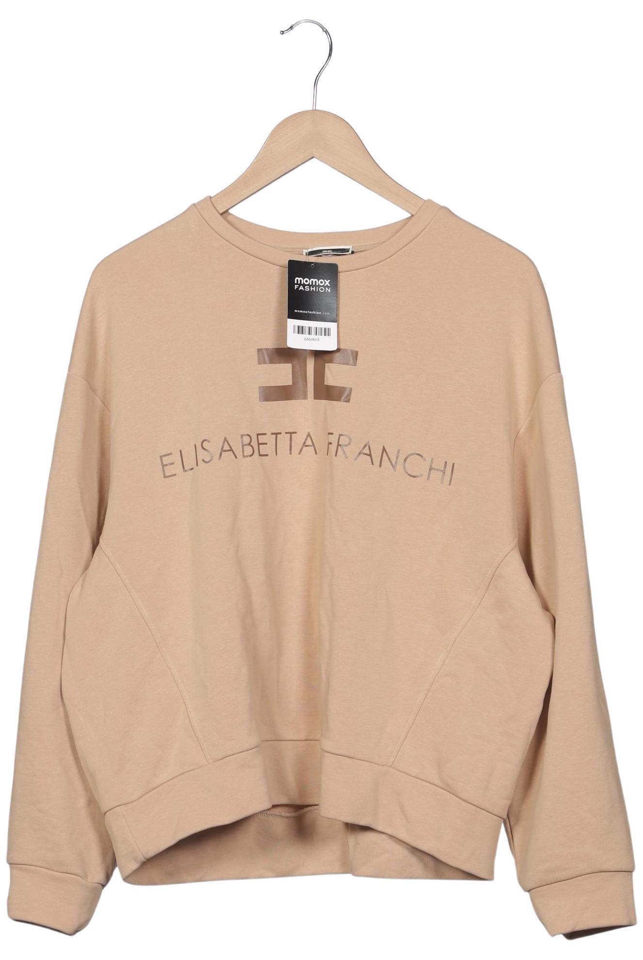 

Elisabetta Franchi Damen Sweatshirt, beige, Gr. 44