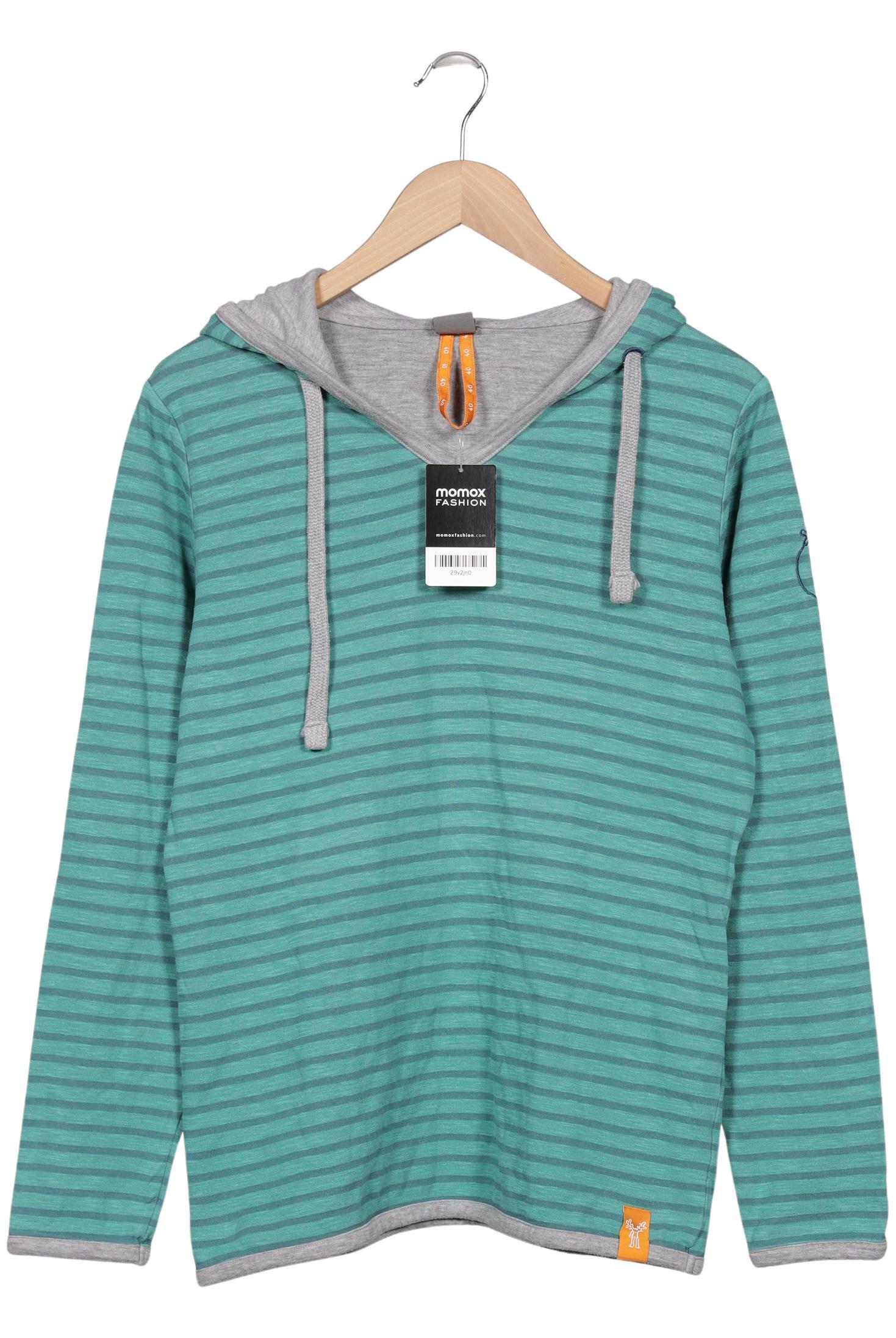 

elkline Damen Kapuzenpullover, türkis, Gr. 40