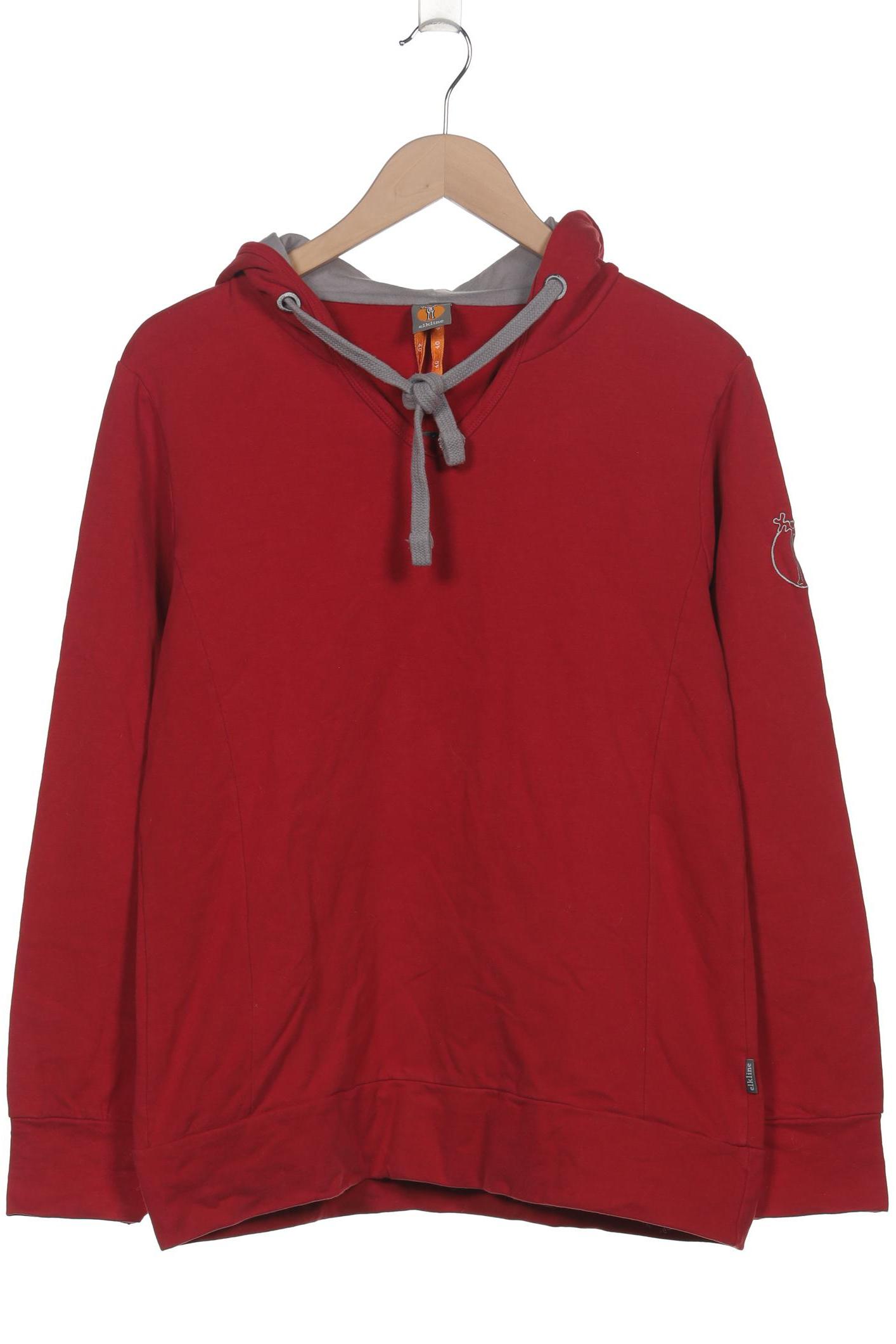 

elkline Damen Kapuzenpullover, rot, Gr. 40