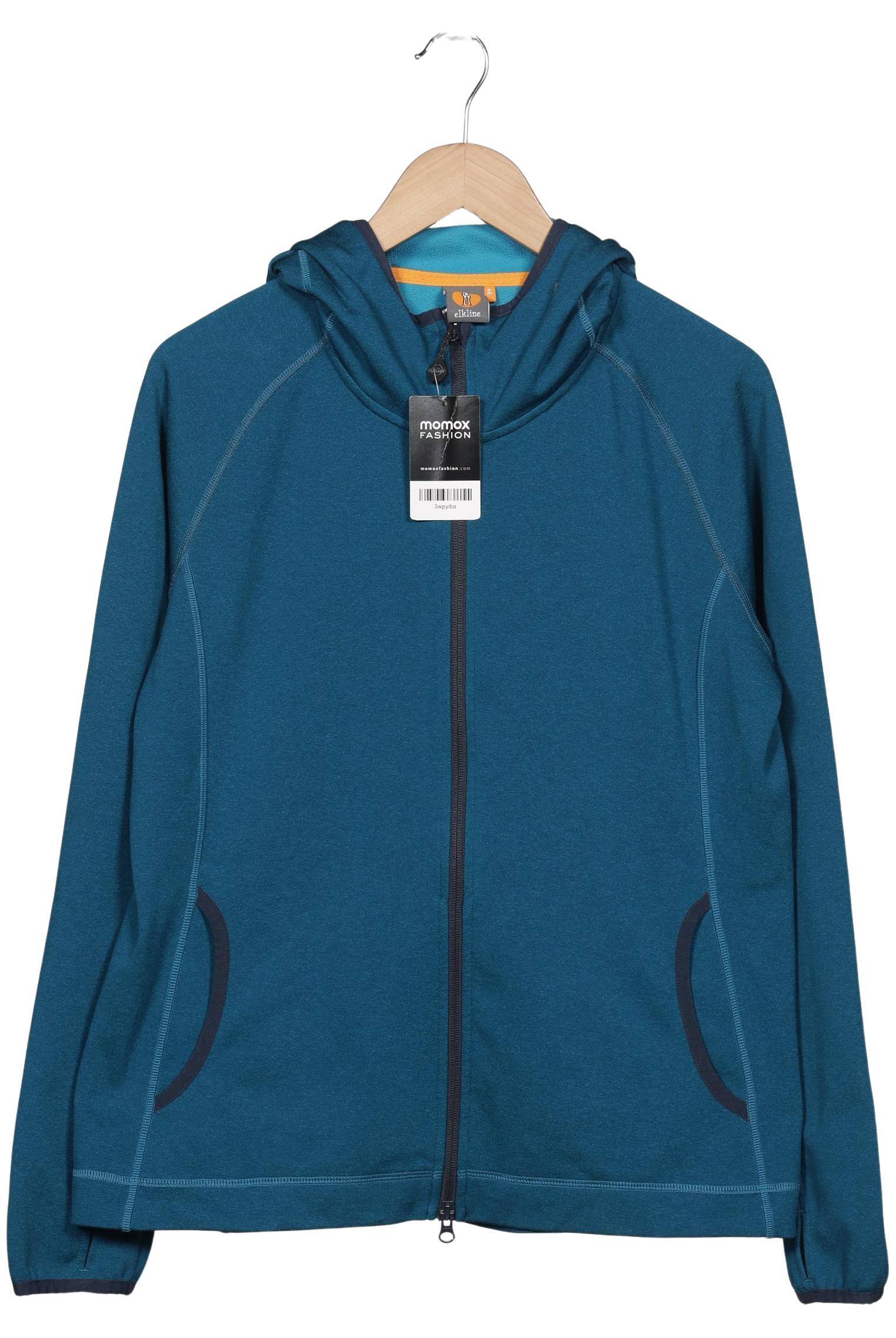 

elkline Damen Kapuzenpullover, türkis, Gr. 46