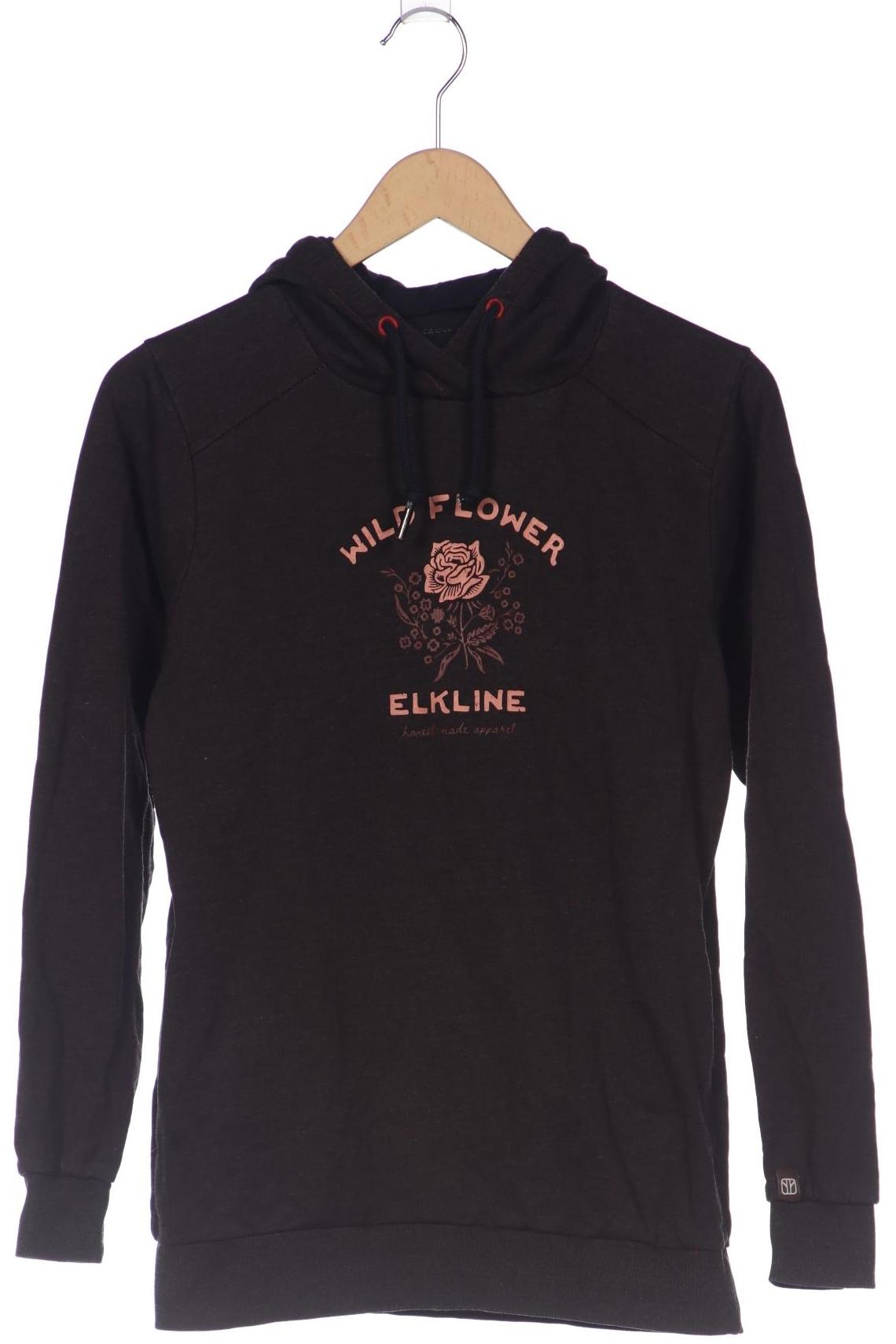 

elkline Damen Kapuzenpullover, braun, Gr. 34