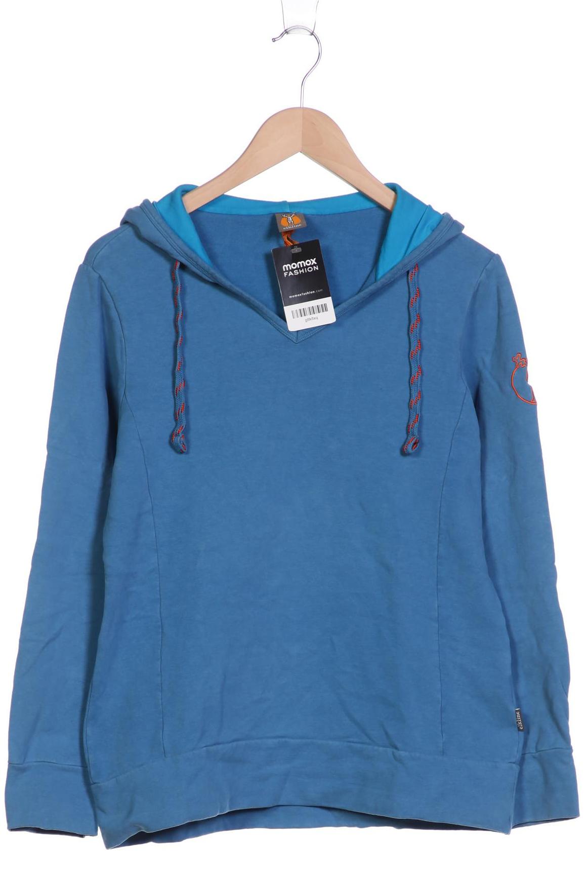 

elkline Damen Kapuzenpullover, blau, Gr. 38