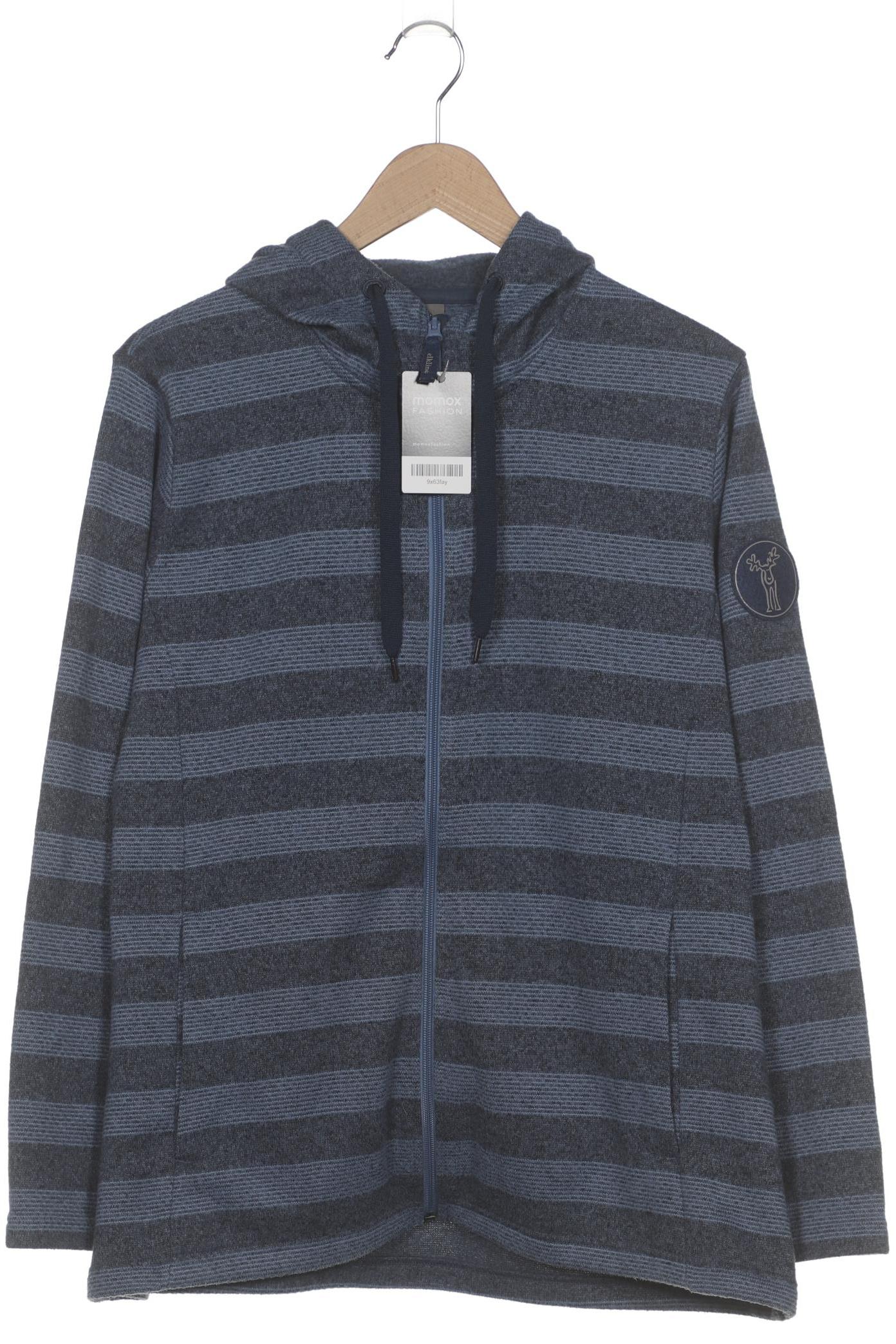 

elkline Damen Kapuzenpullover, blau, Gr. 50