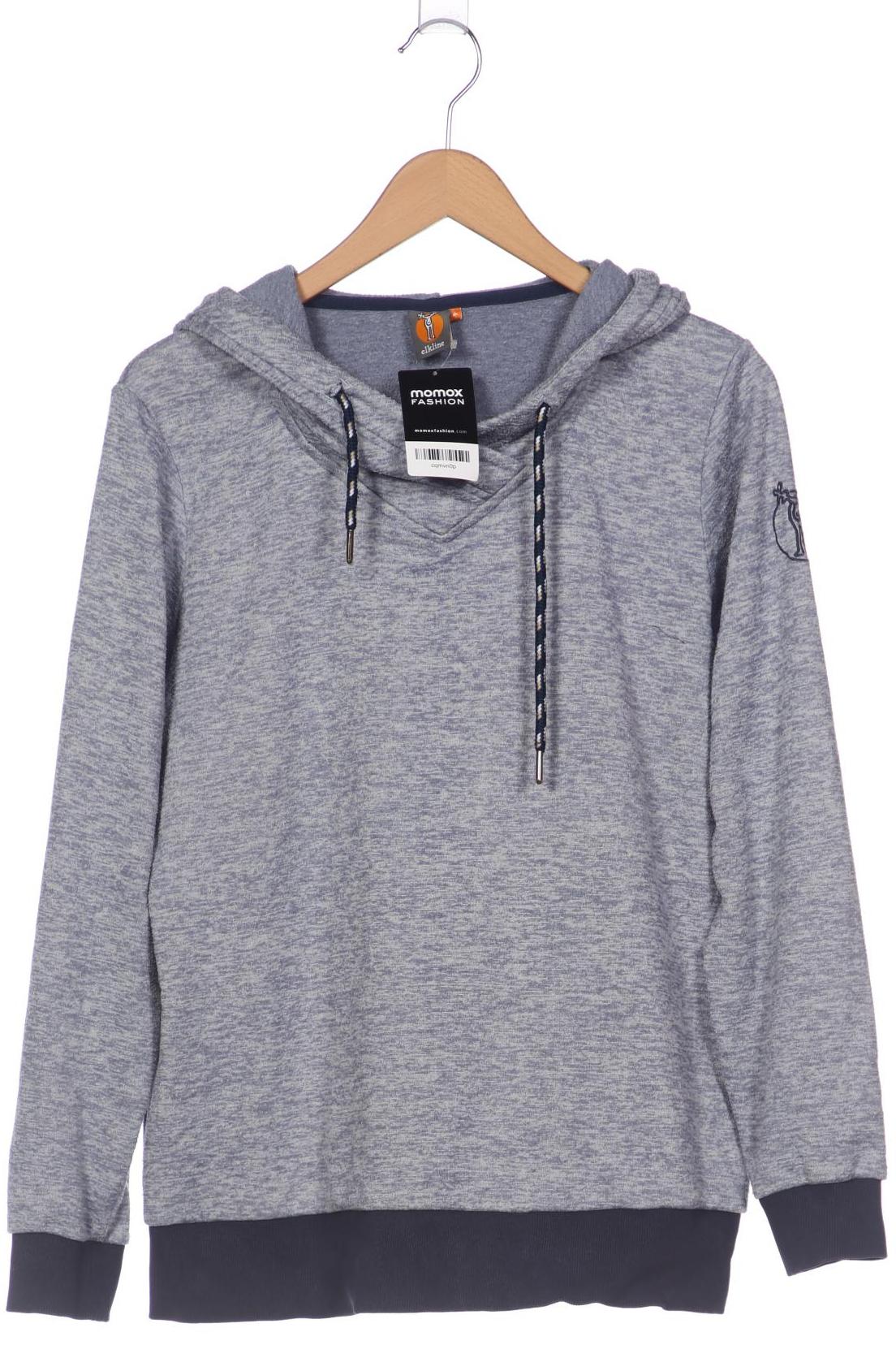 

elkline Damen Kapuzenpullover, blau, Gr. 42