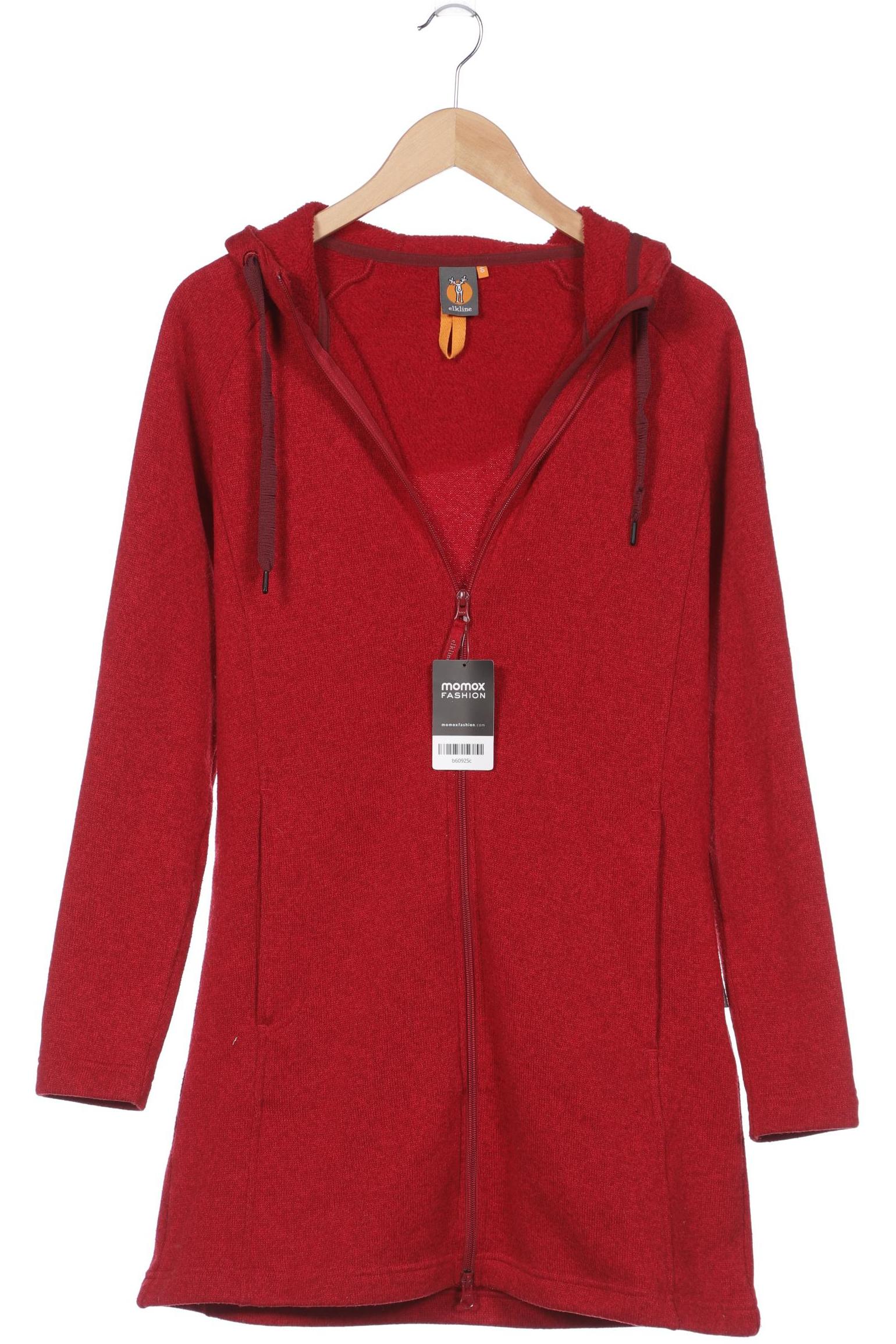 

elkline Damen Kapuzenpullover, rot, Gr. 40