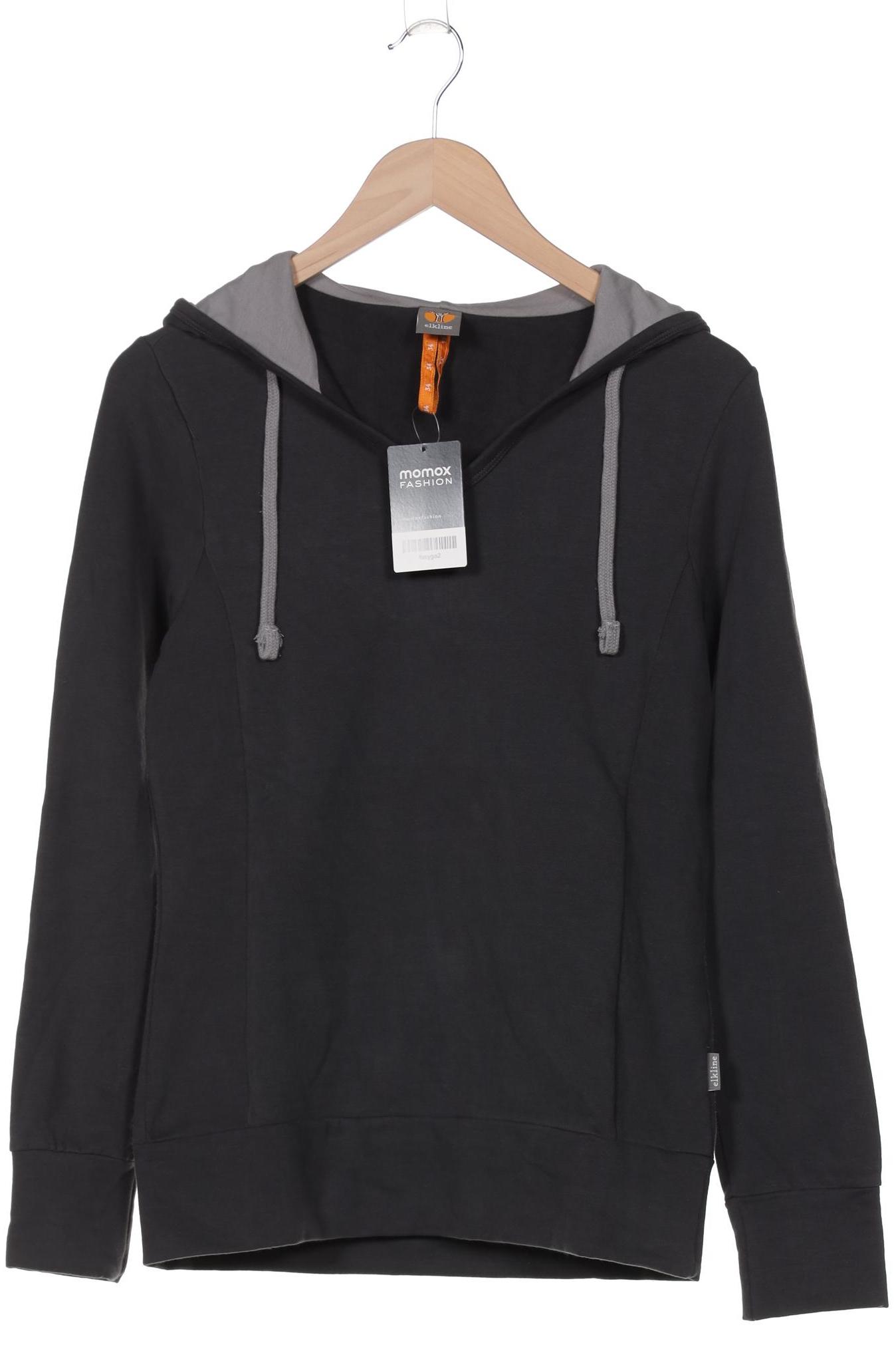 

elkline Damen Kapuzenpullover, grau, Gr. 34