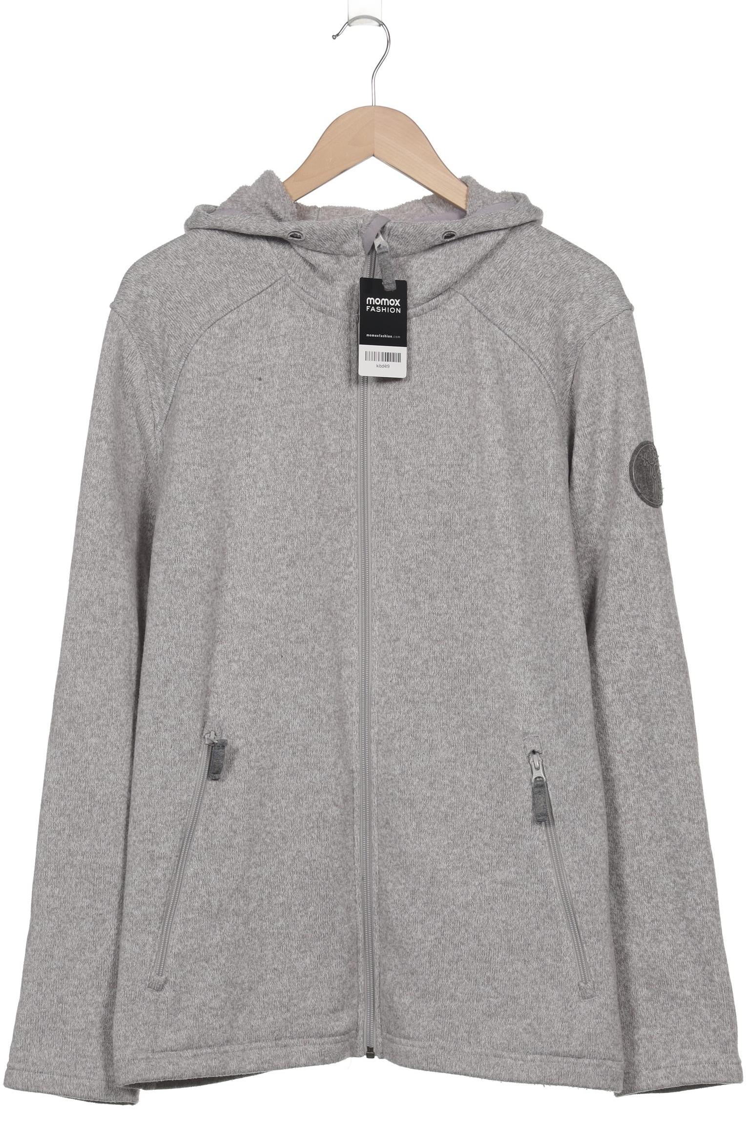 

elkline Damen Kapuzenpullover, grau, Gr. 46