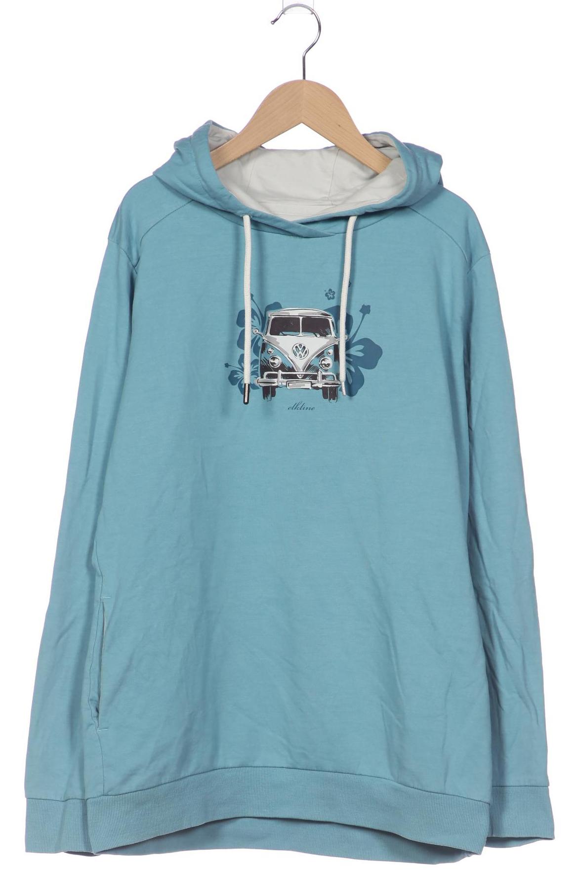 

elkline Damen Kapuzenpullover, blau, Gr. 40