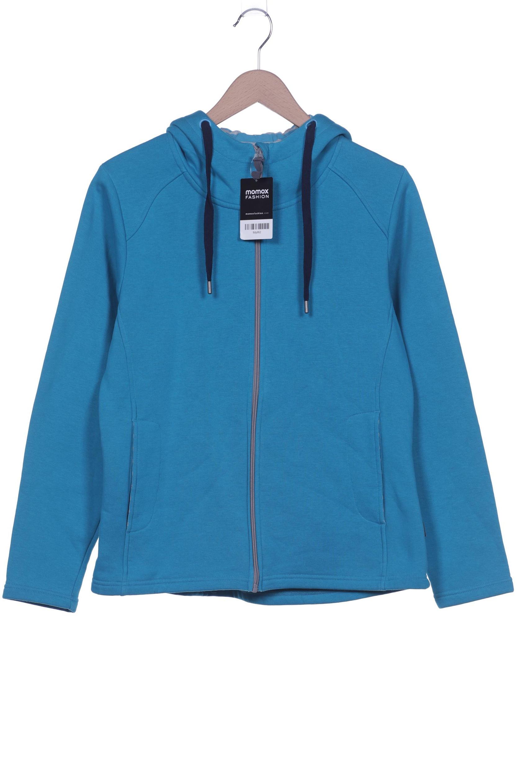 

elkline Damen Kapuzenpullover, blau, Gr. 44