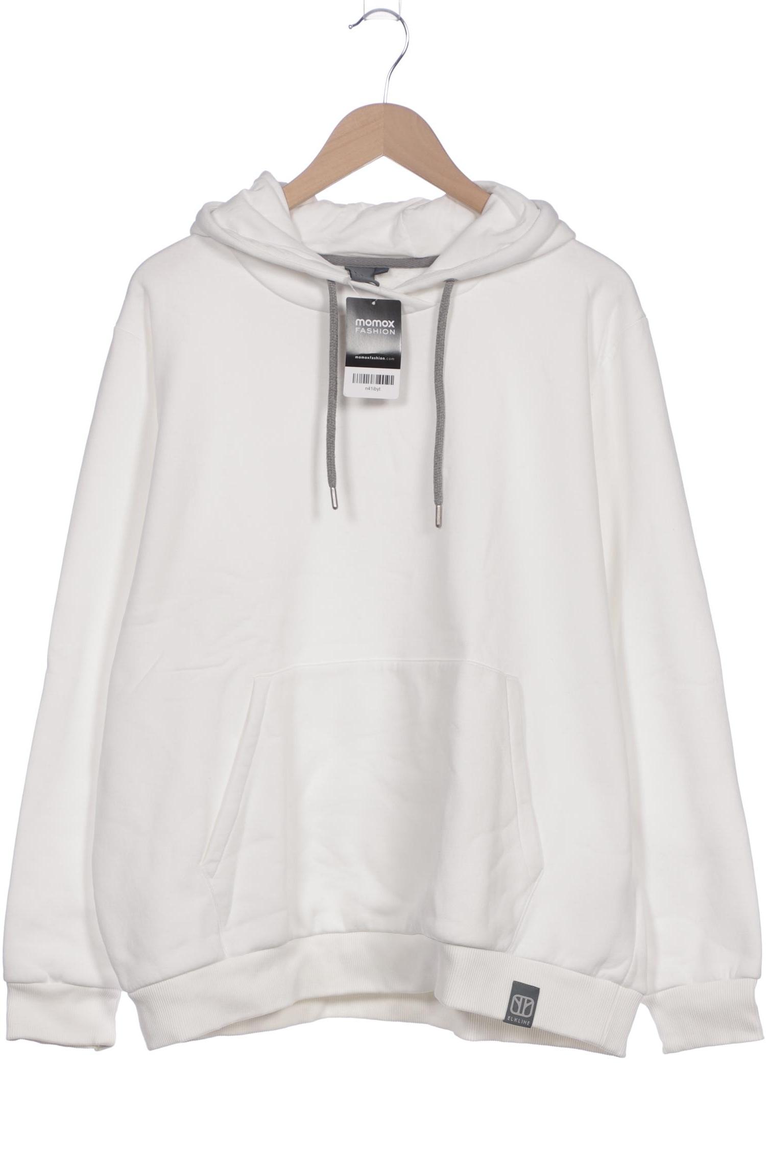 

elkline Damen Kapuzenpullover, weiß, Gr. 48