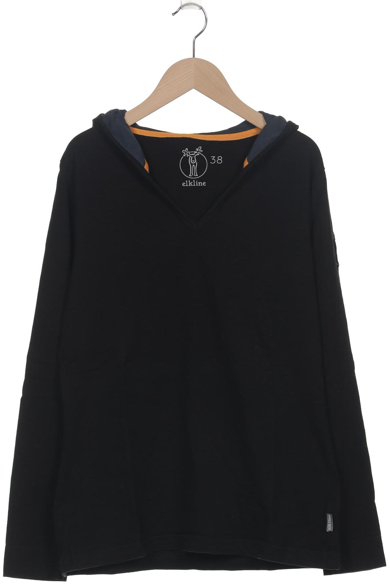 

elkline Damen Kapuzenpullover, schwarz, Gr. 38