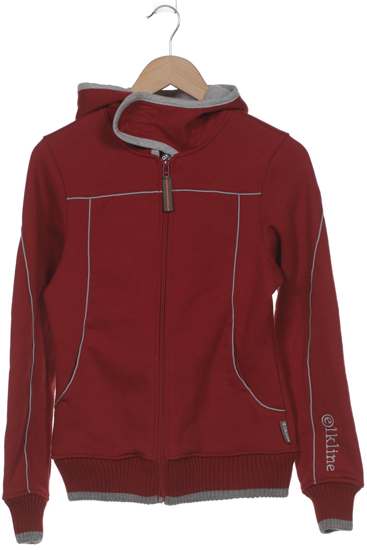 

elkline Damen Kapuzenpullover, rot, Gr. 36