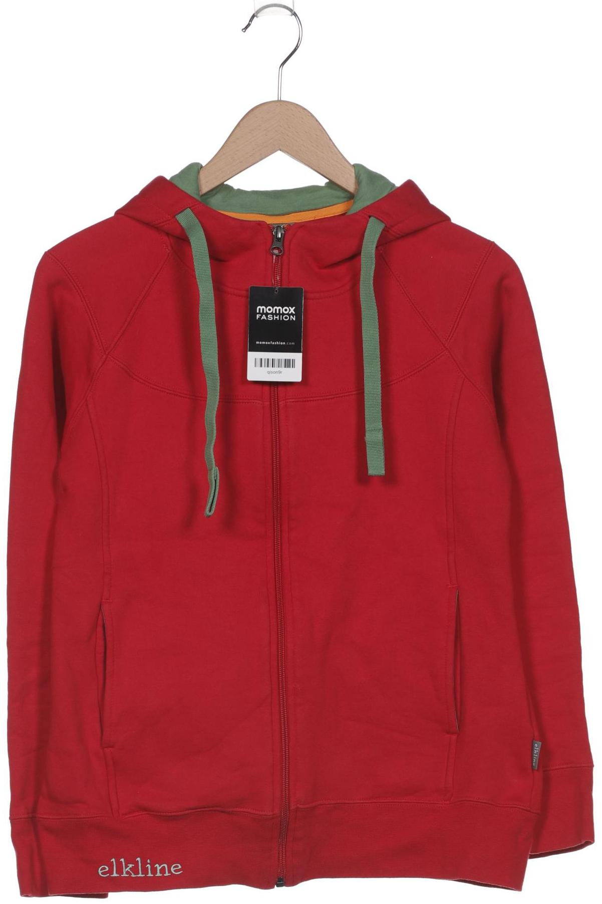 

elkline Damen Kapuzenpullover, rot, Gr. 36