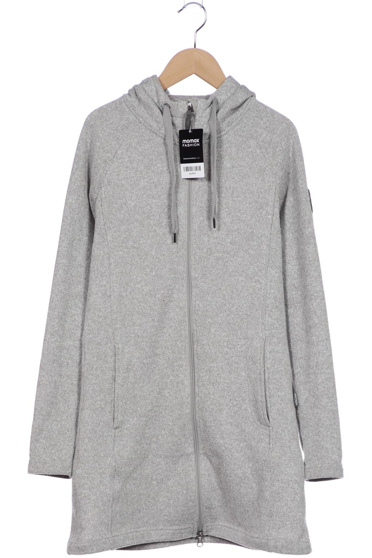 

elkline Damen Kapuzenpullover, grau, Gr. 34