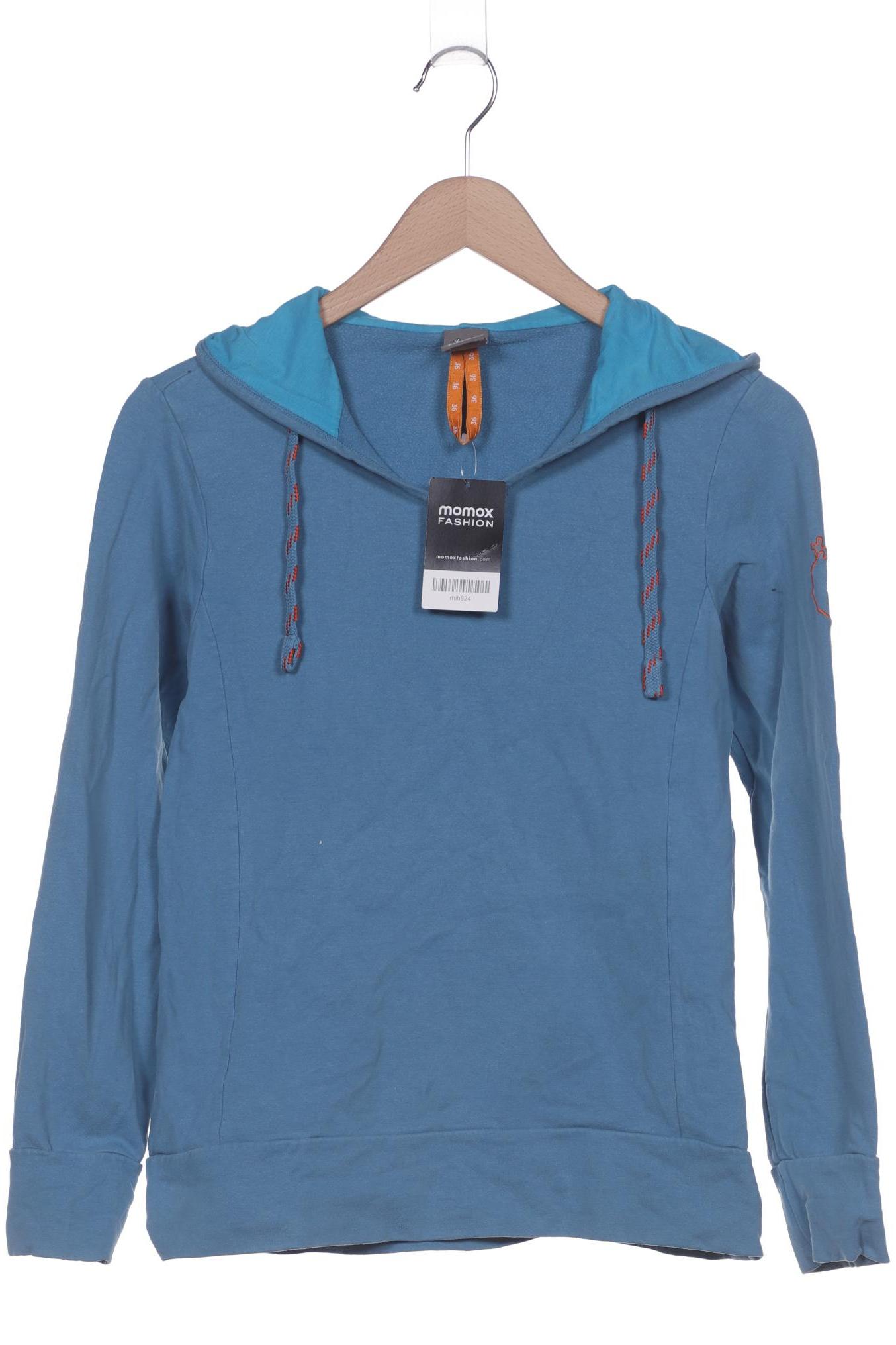 

elkline Damen Kapuzenpullover, blau, Gr. 36