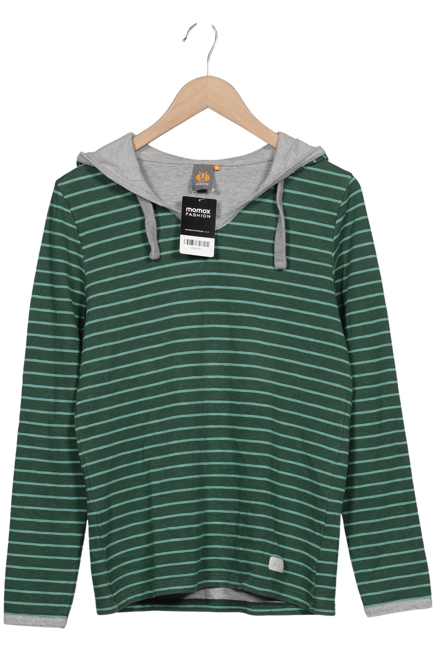 

elkline Damen Kapuzenpullover, grün, Gr. 40