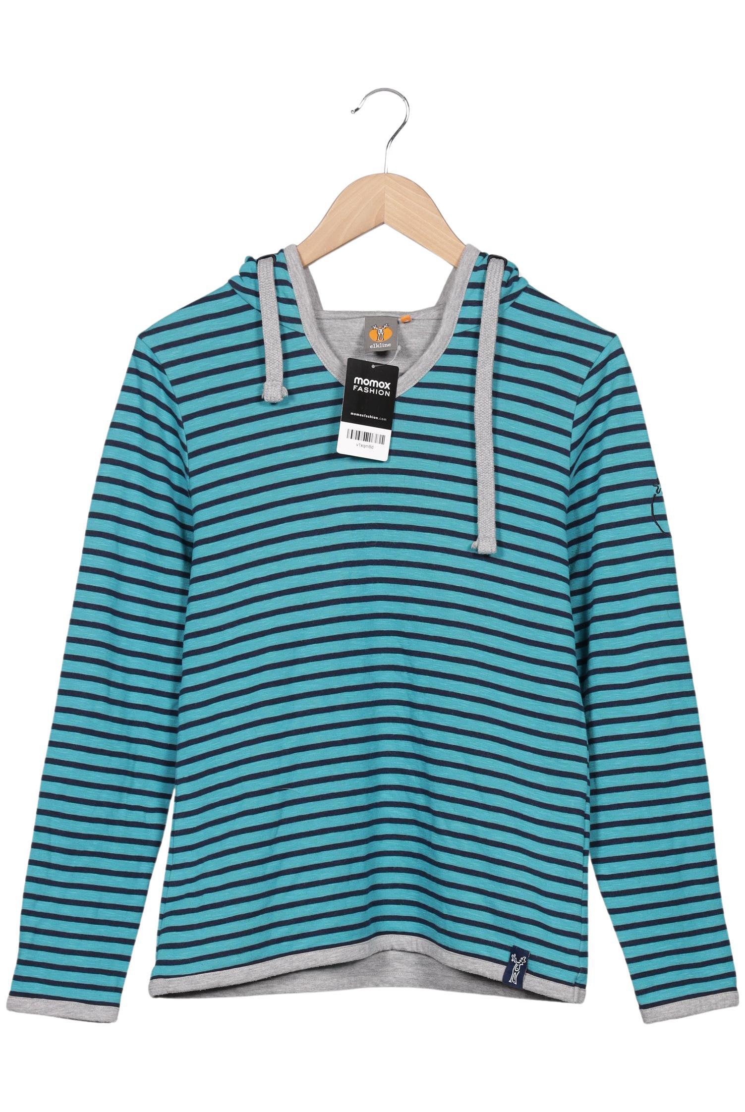 

elkline Damen Kapuzenpullover, blau, Gr. 36