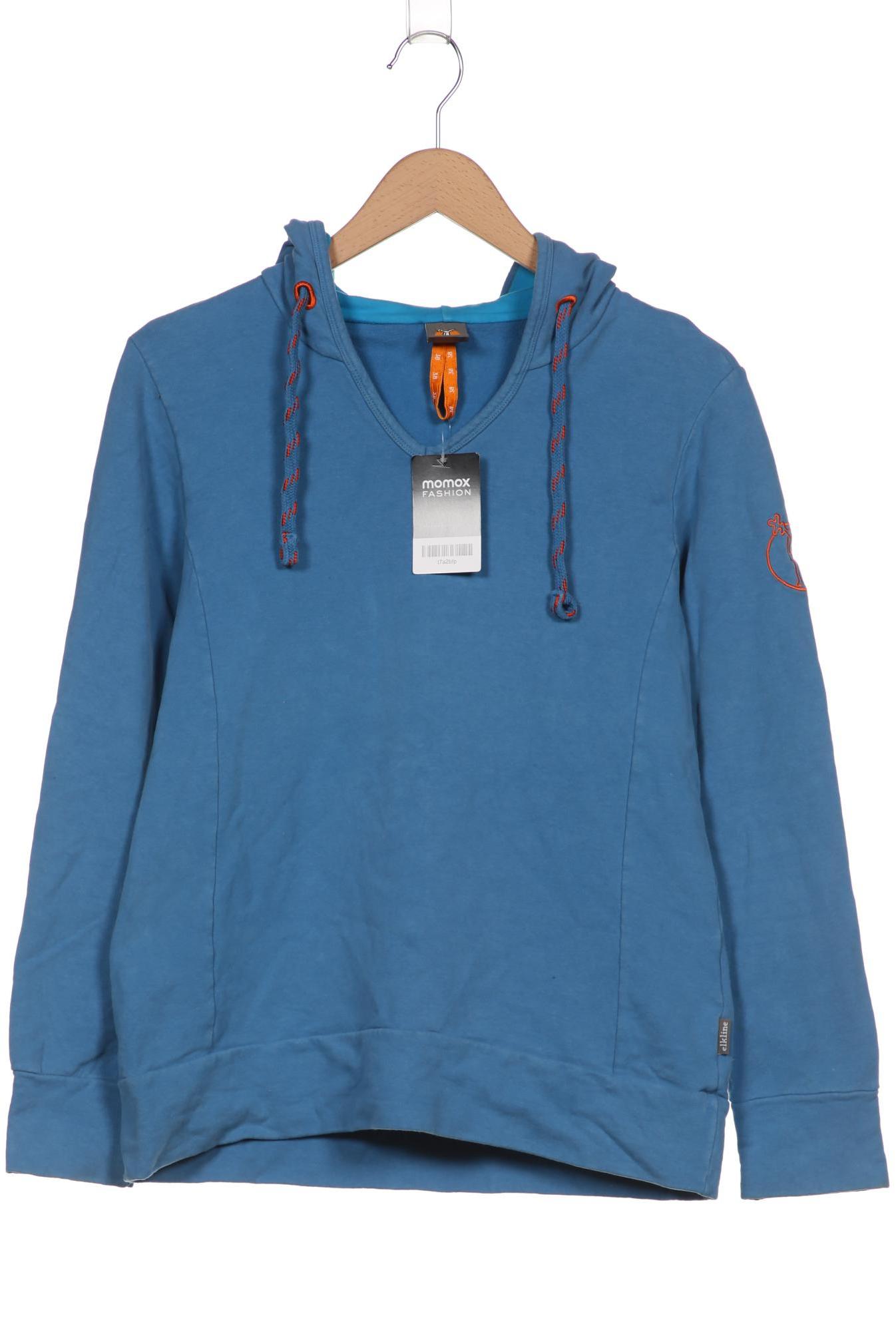 

elkline Damen Kapuzenpullover, blau, Gr. 38