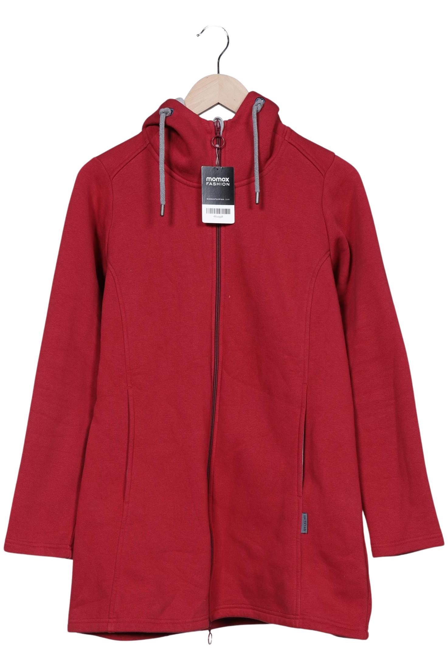 

elkline Damen Kapuzenpullover, rot, Gr. 42