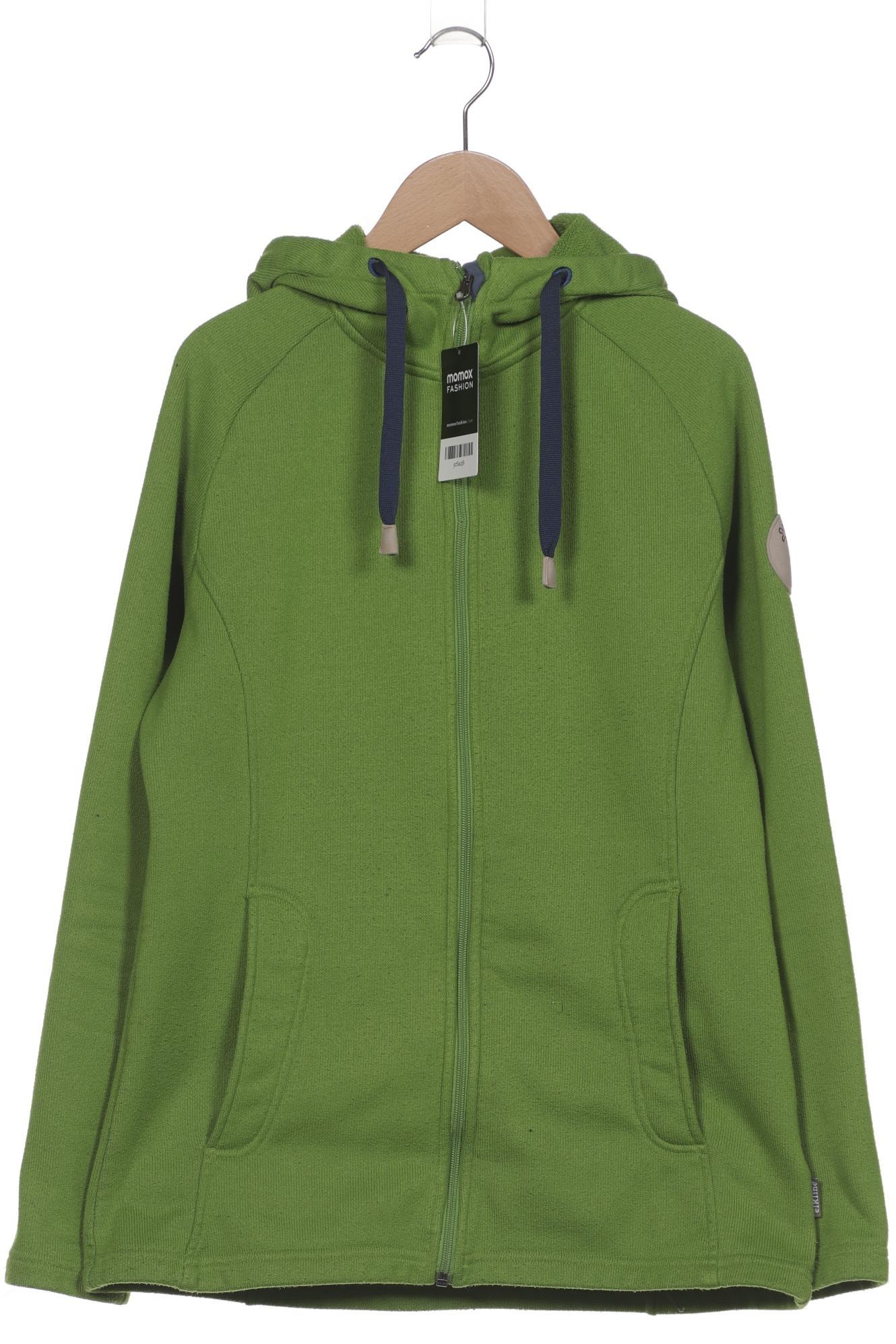 

elkline Damen Kapuzenpullover, grün, Gr. 40