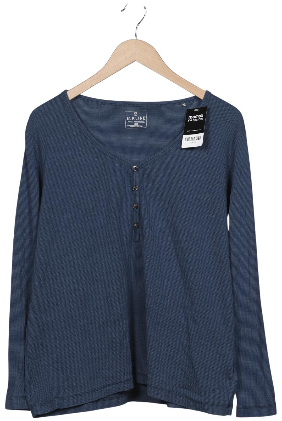 

elkline Damen Langarmshirt, marineblau, Gr. 50