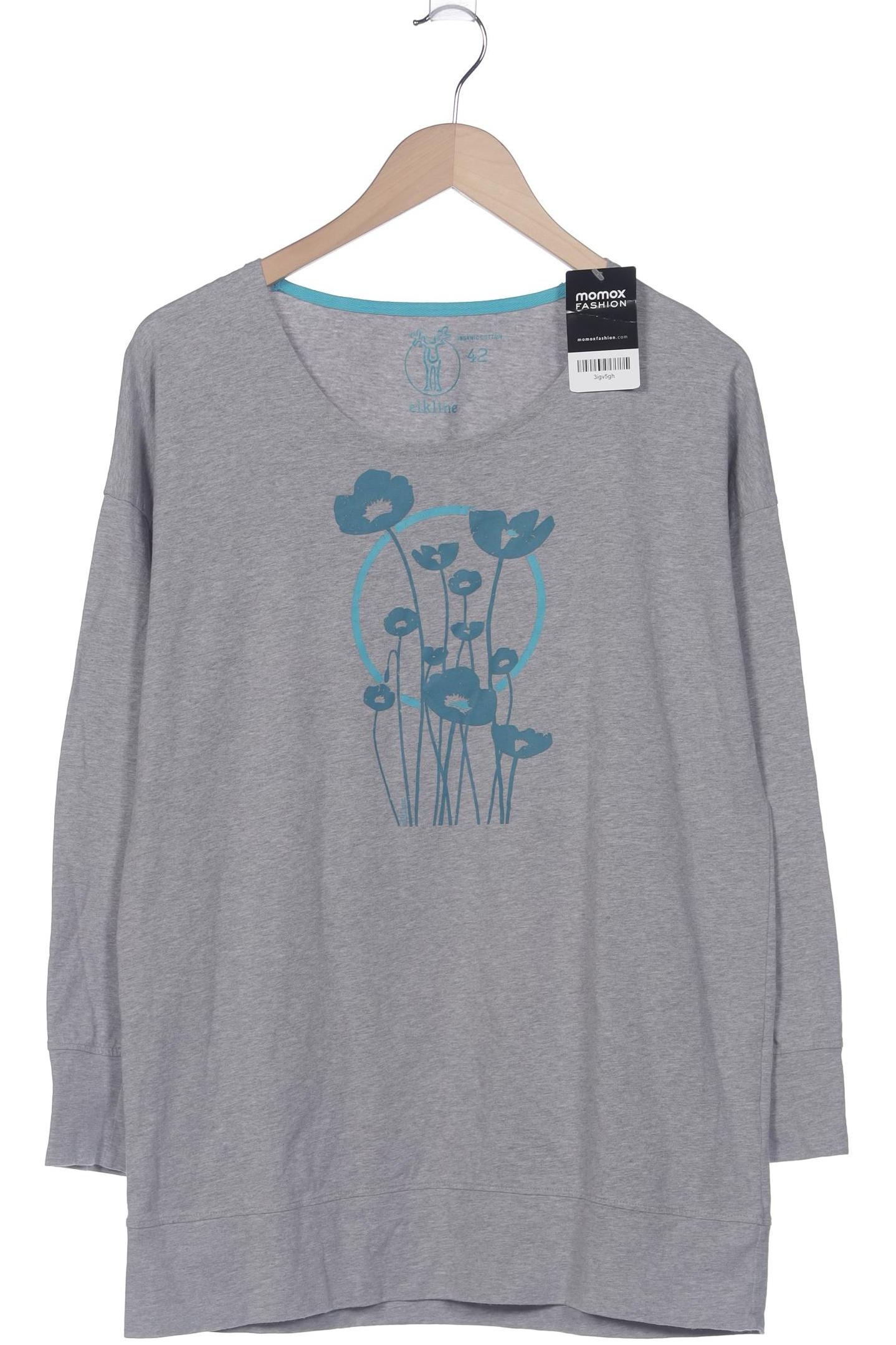 

elkline Damen Langarmshirt, grau, Gr. 42