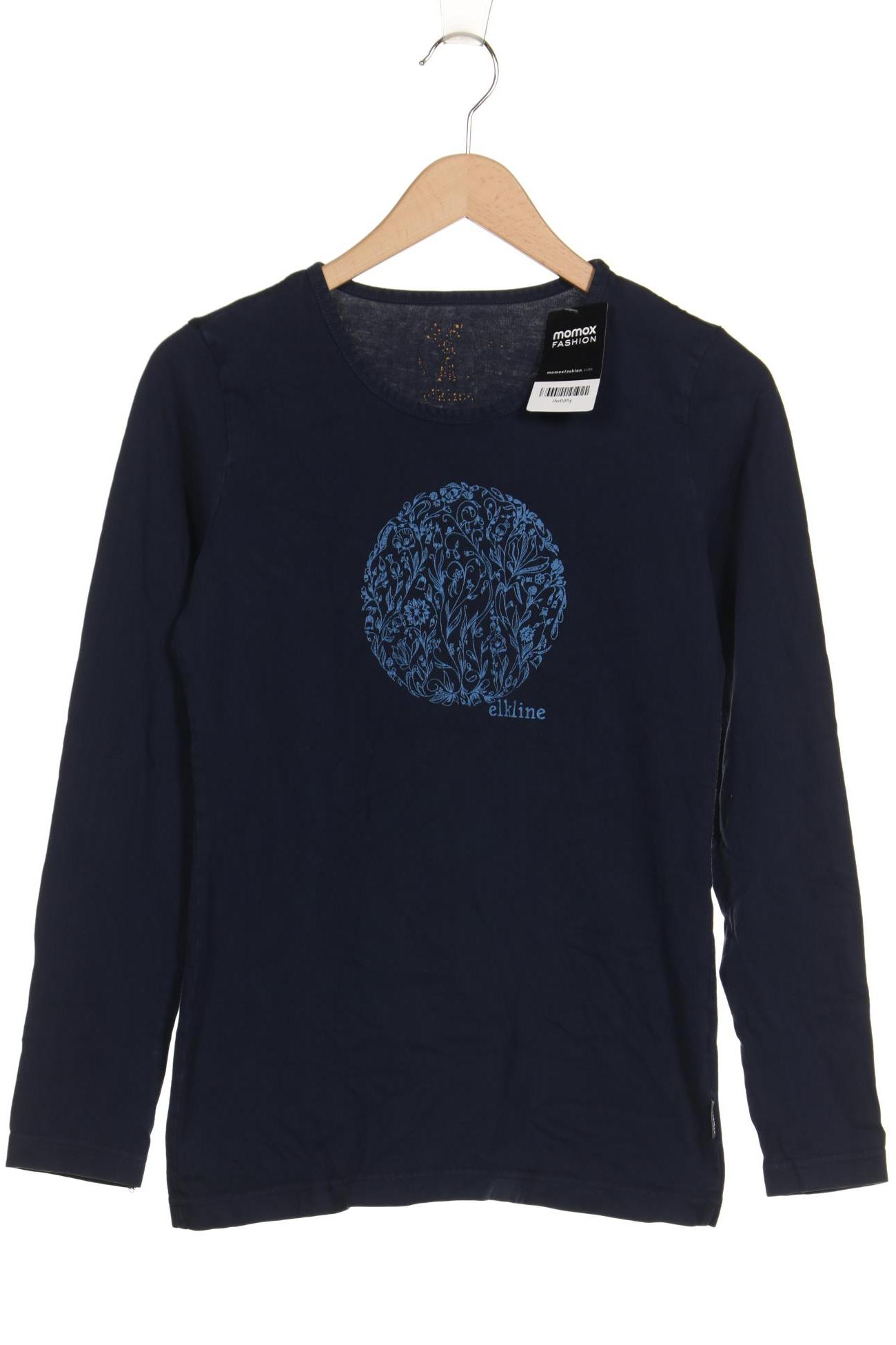 

elkline Damen Langarmshirt, marineblau, Gr. 36