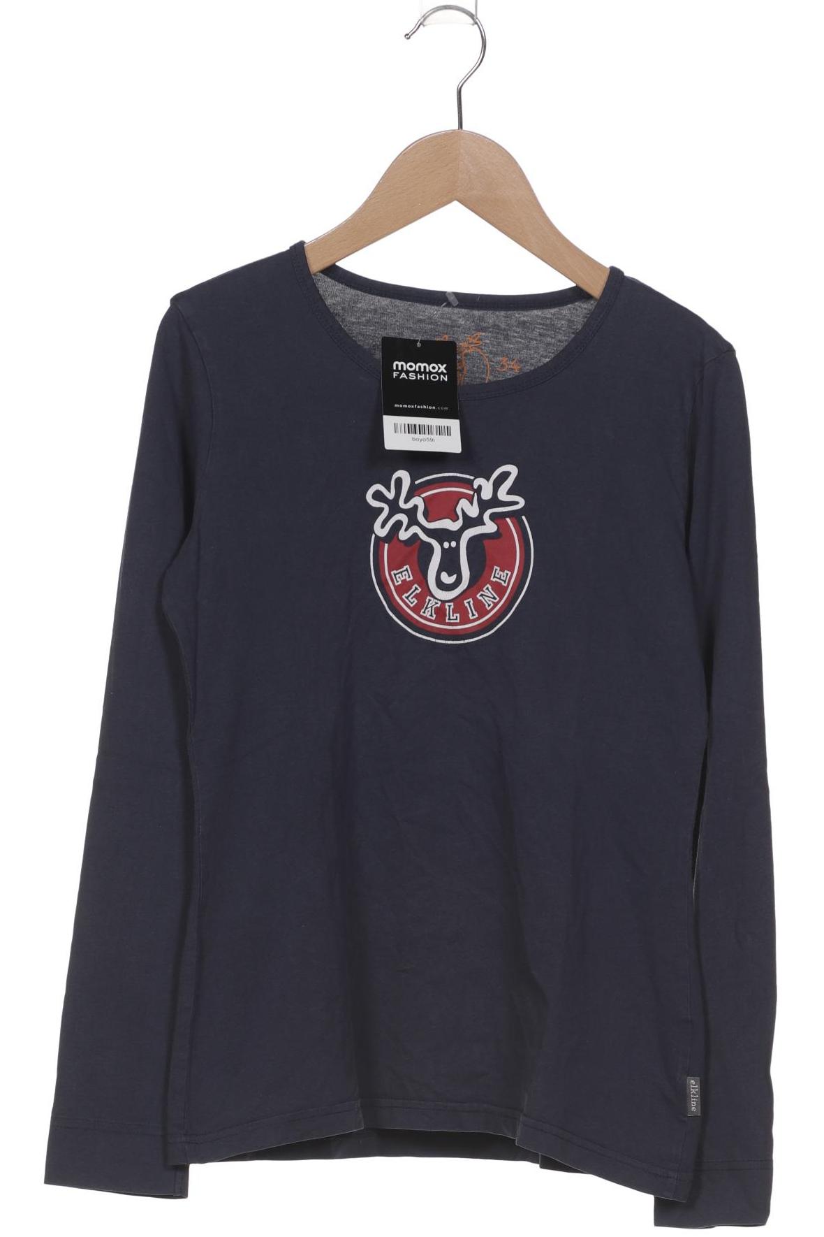 

elkline Damen Langarmshirt, marineblau, Gr. 34