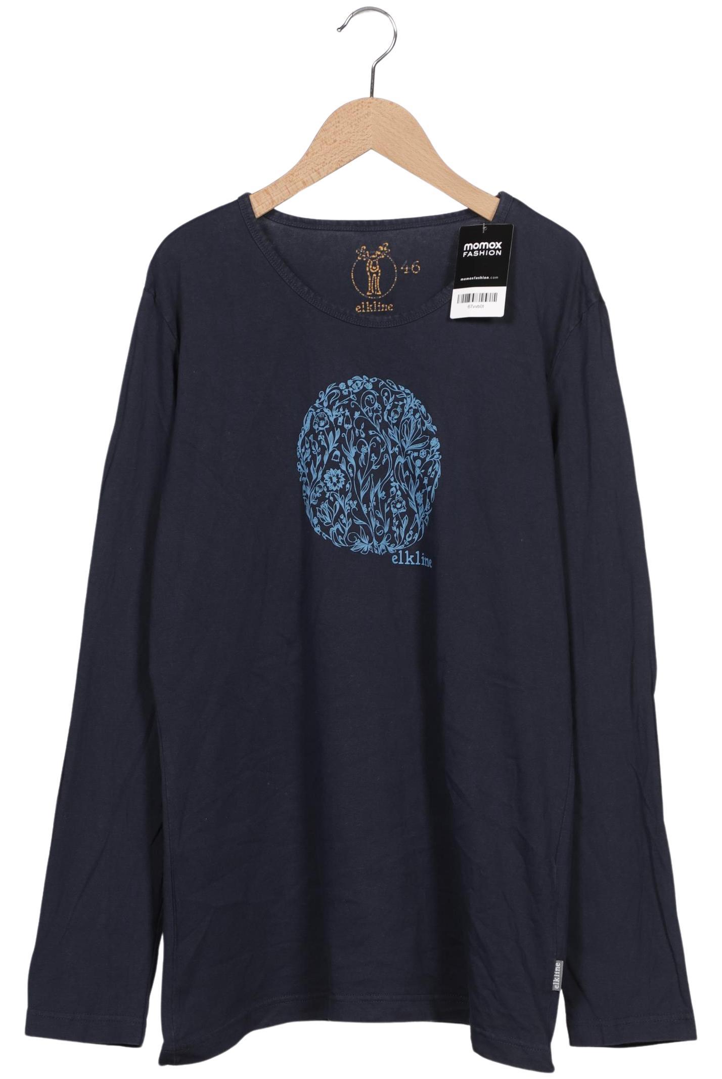

elkline Damen Langarmshirt, marineblau, Gr. 46