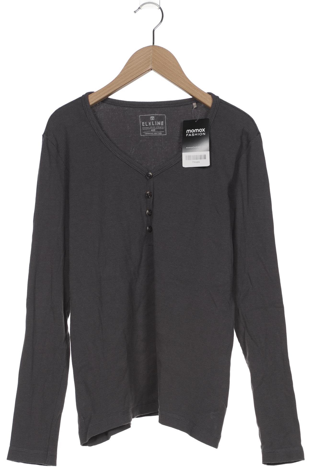 

elkline Damen Langarmshirt, grau, Gr. 40