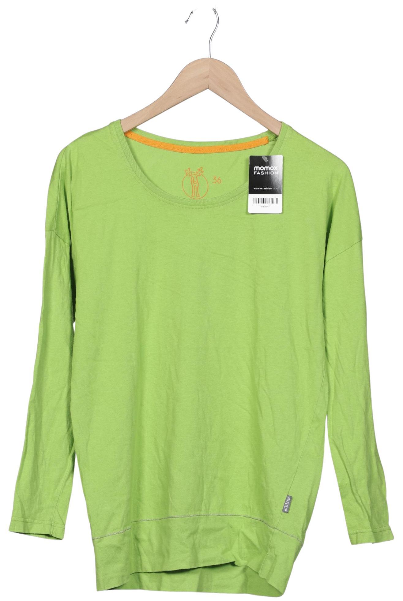 

elkline Damen Langarmshirt, hellgrün, Gr. 36