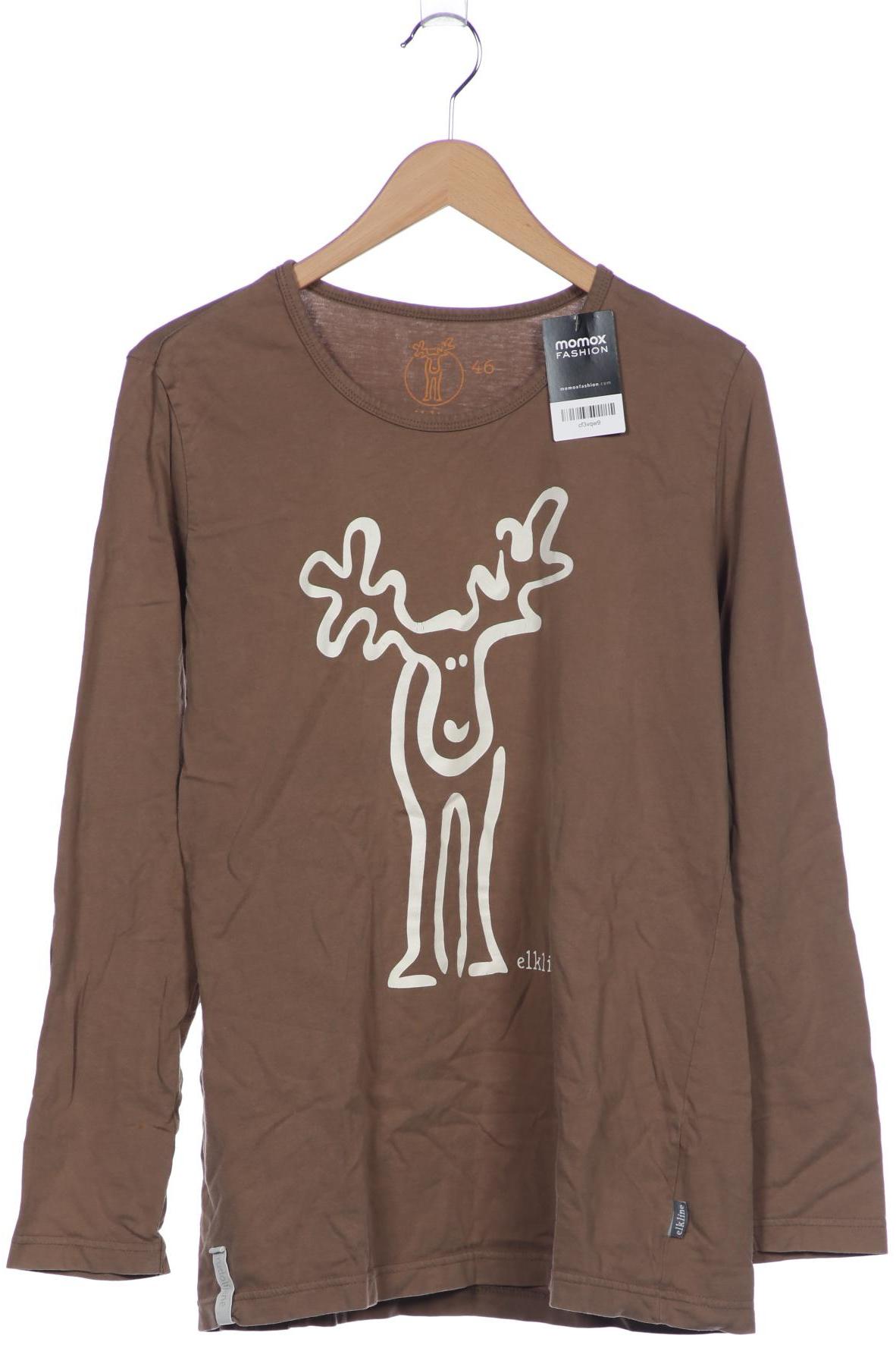 

elkline Damen Langarmshirt, braun, Gr. 46